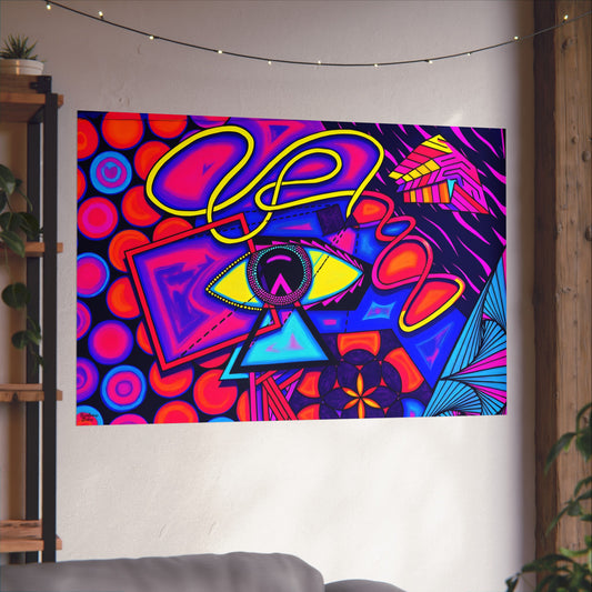 Fine Art Matte Poster Print | “Projection Acuity" by Nicodemus Studios-48″ x 32″ (Horizontal)-Matte-Nicodemus Studios