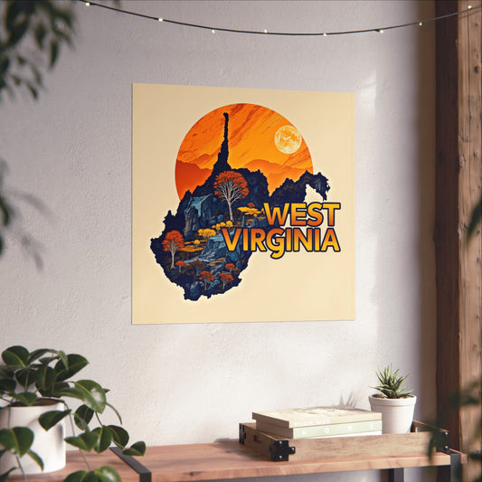 Fine Art Poster Print Wall Decor | Blue Ridge Heritage-24″ x 24″-Matte-Nicodemus Studios