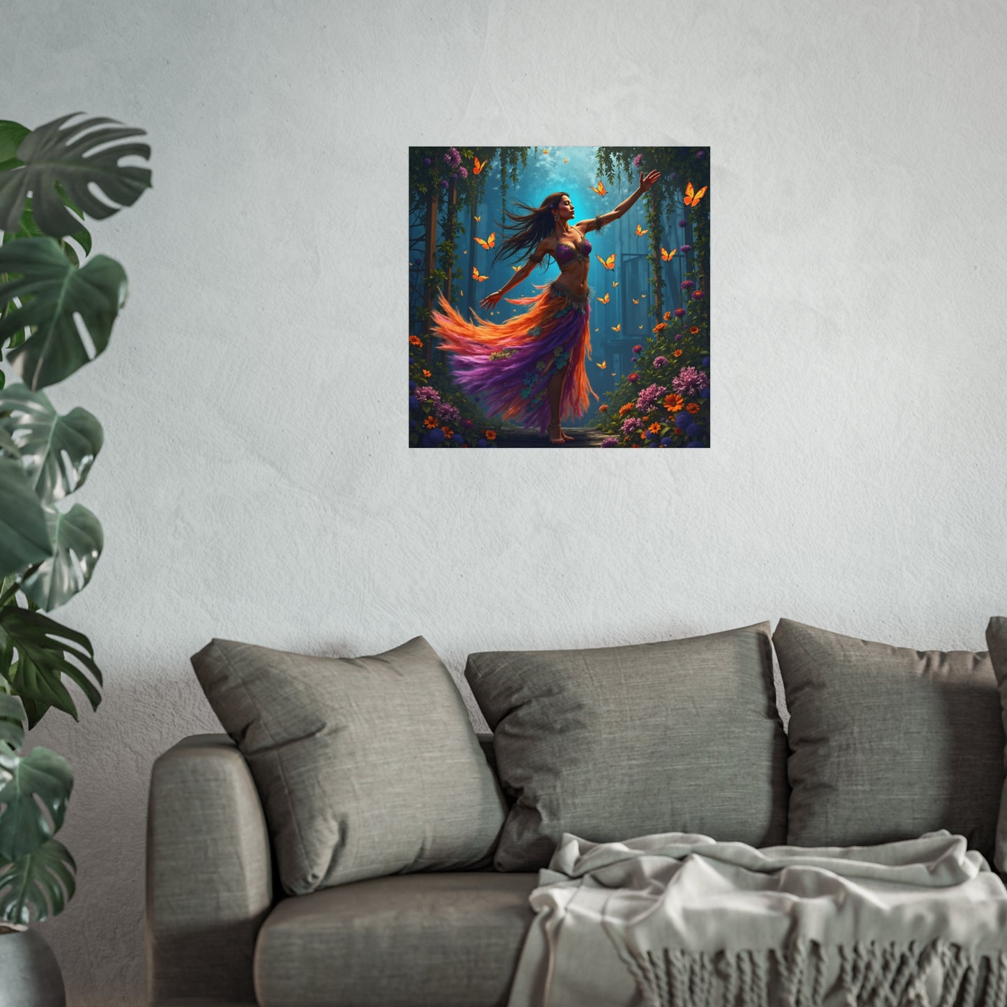 Fine Art Poster Print Wall Decor | "Bohemian Dancer 01" by Nicodemus Studios-Nicodemus Studios