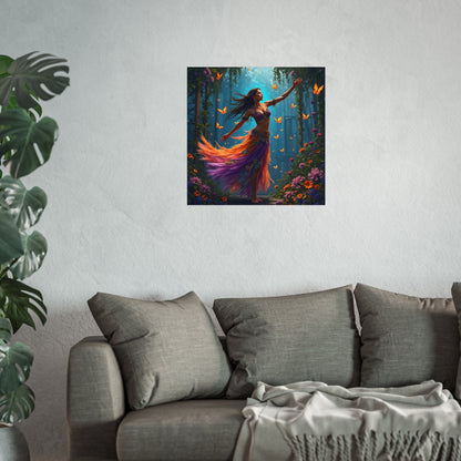 Fine Art Poster Print Wall Decor | "Bohemian Dancer 01" by Nicodemus Studios-Nicodemus Studios