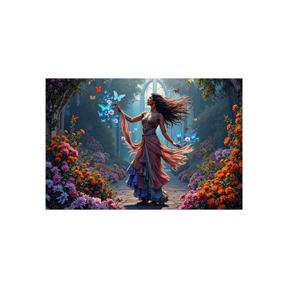 Fine Art Poster Print Wall Decor | "Bohemian Dancer 02" by Nicodemus Studios-12" x 8" (Horizontal)-Matte-Nicodemus Studios