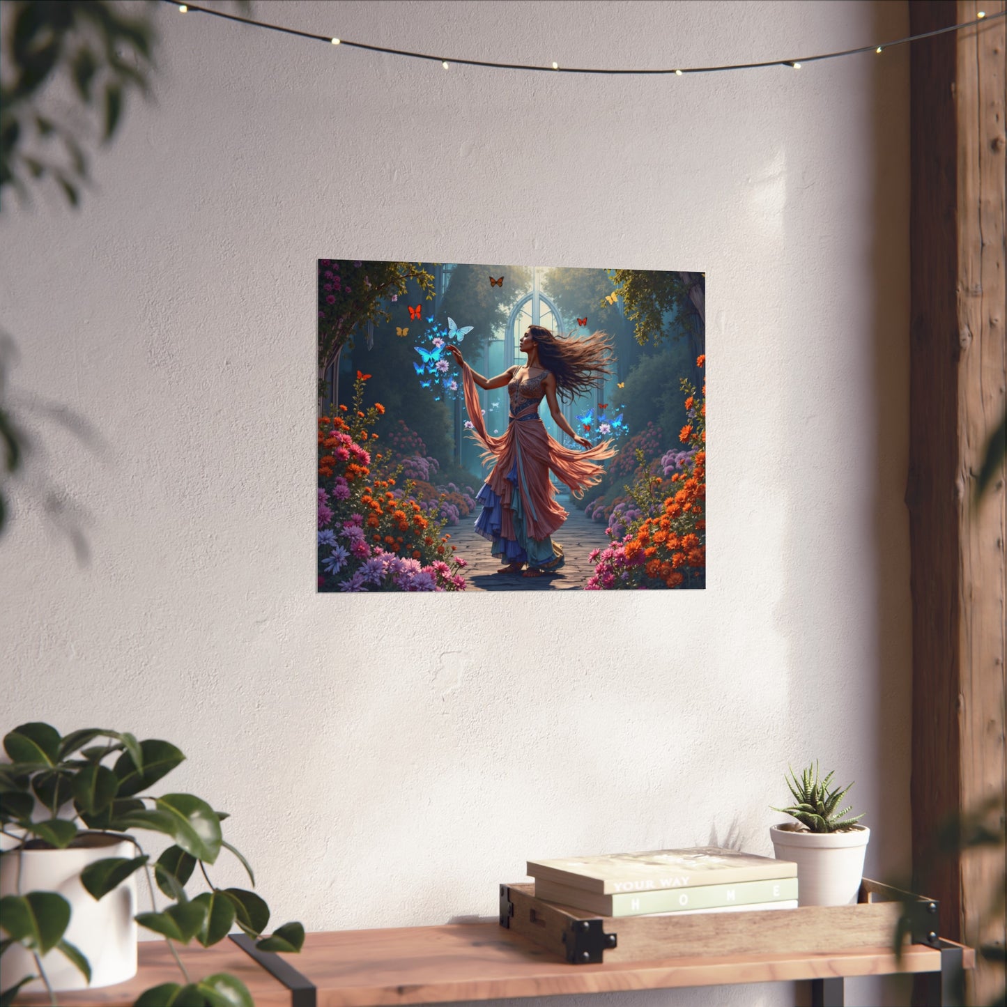 Fine Art Poster Print Wall Decor | "Bohemian Dancer 02" by Nicodemus Studios-20" x 16" (Horizontal)-Matte-Nicodemus Studios