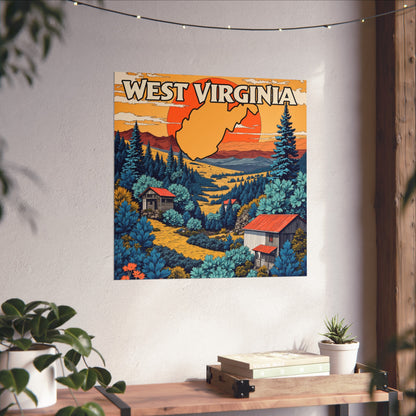 Fine Art Poster Print Wall Decor | Golden Summer-24″ x 24″-Matte-Nicodemus Studios