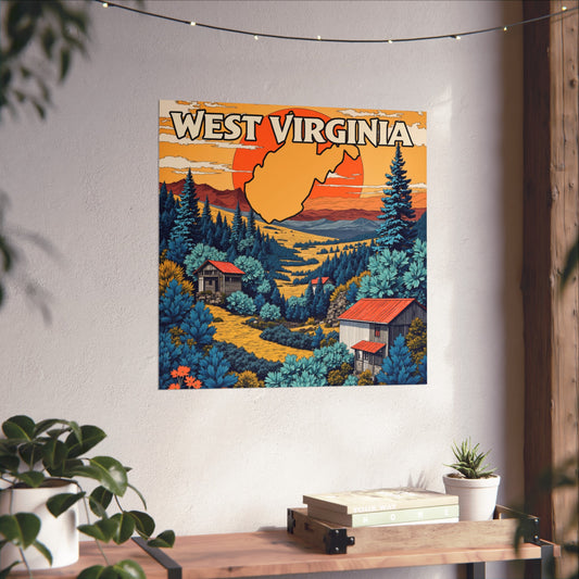 Fine Art Poster Print Wall Decor | Golden Summer-24″ x 24″-Matte-Nicodemus Studios
