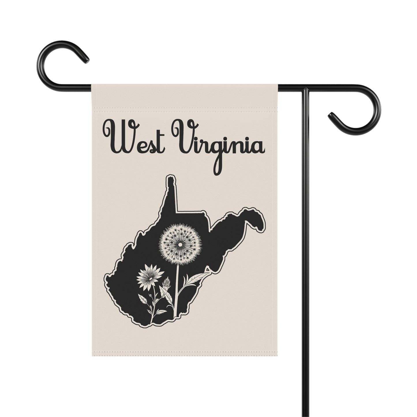 Garden Banner | West Virginia Dandelion-Nicodemus Studios