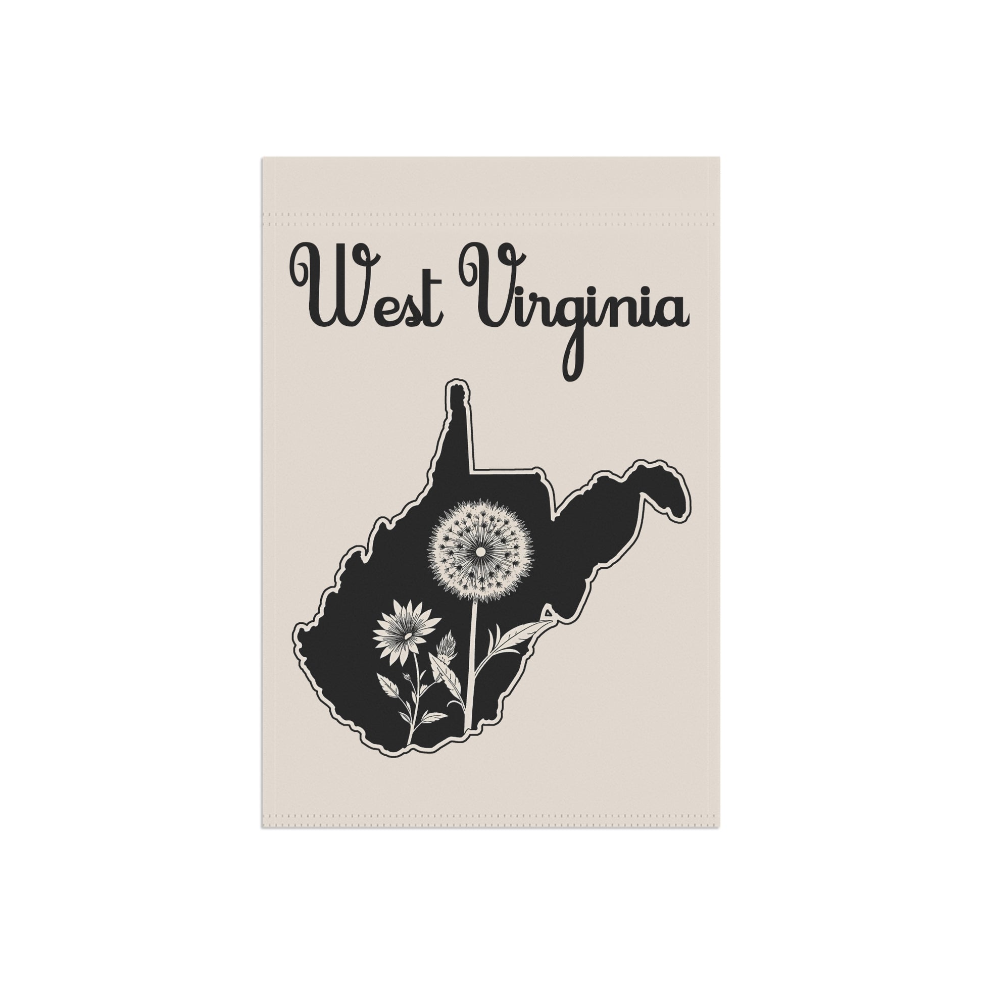 Garden Banner | West Virginia Dandelion-Nicodemus Studios