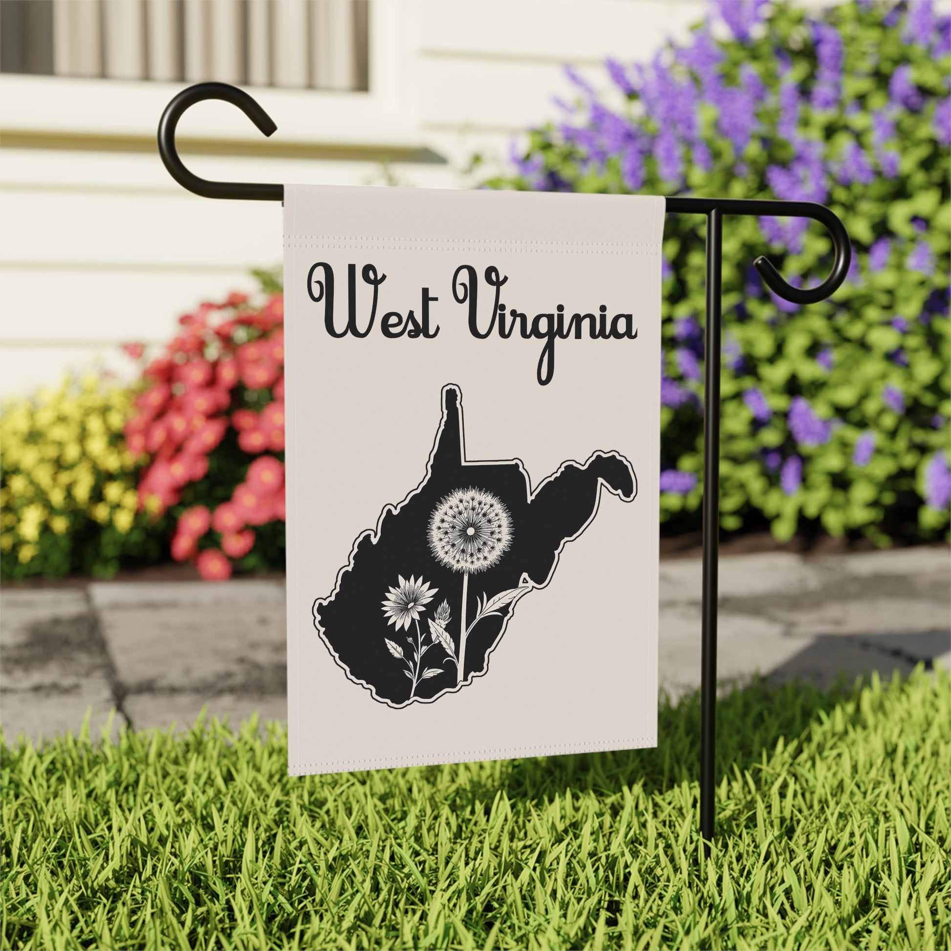 Garden Banner | West Virginia Dandelion-Nicodemus Studios