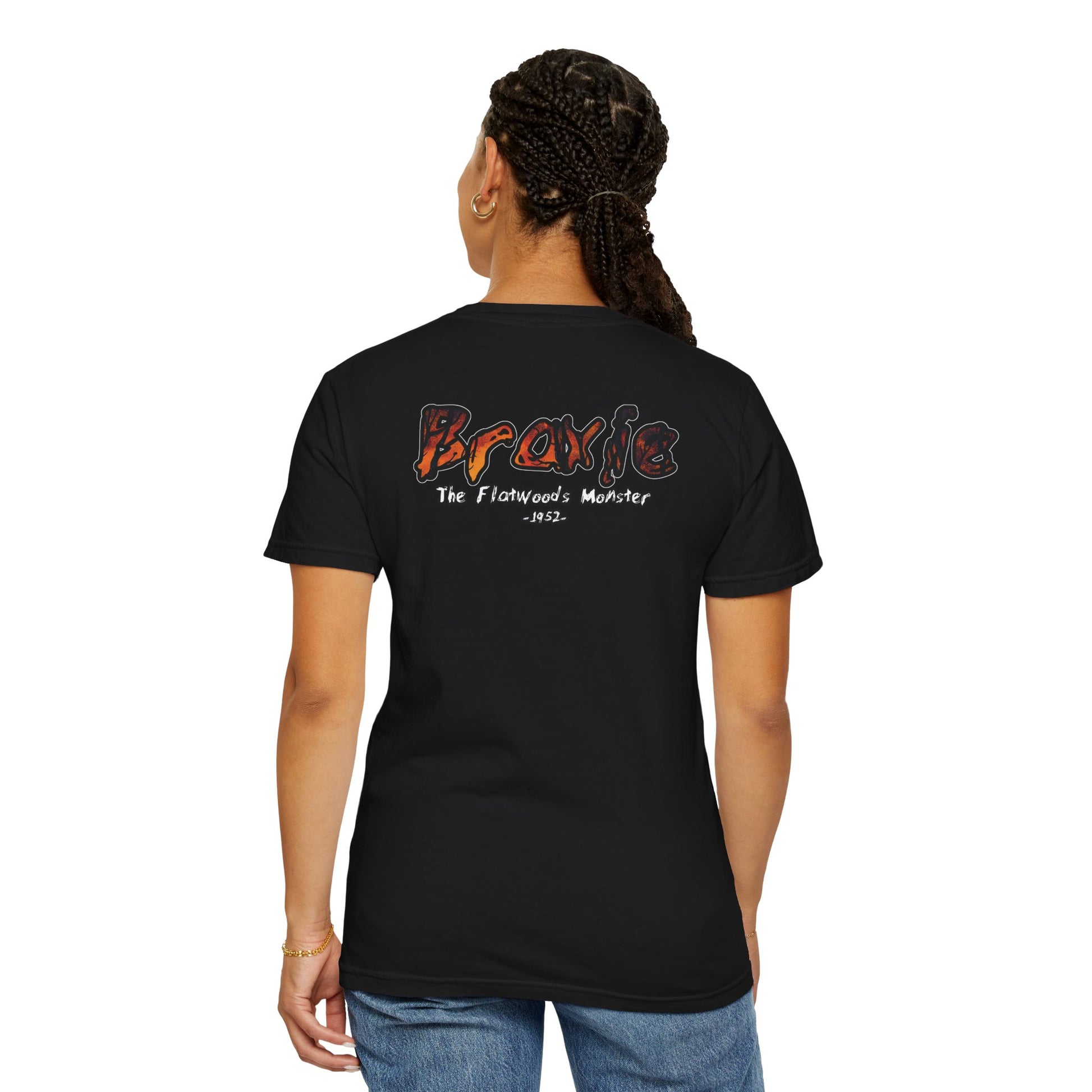 Garment-Dyed T-Shirt | Braxie The Flatwoods Monster-Nicodemus Studios