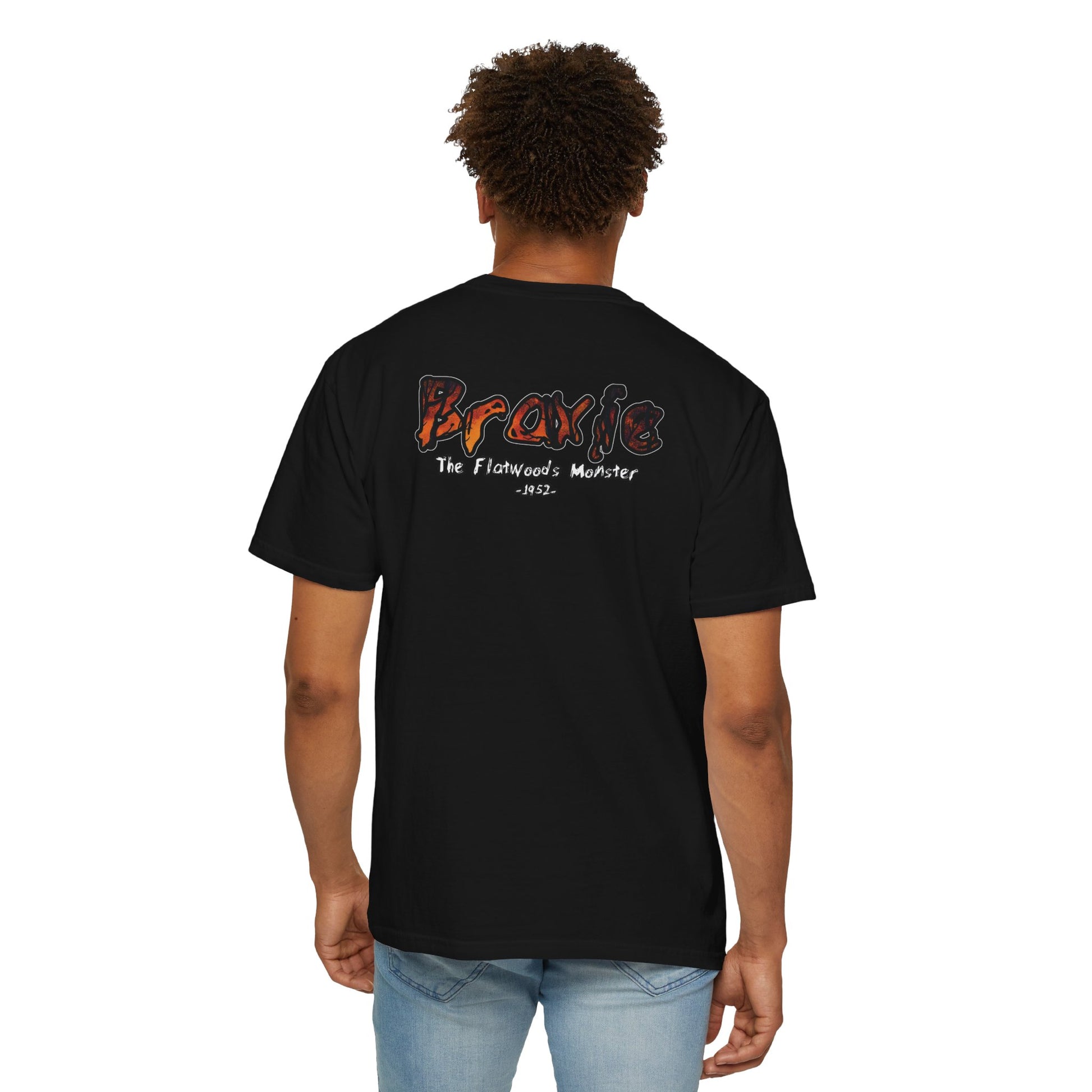 Garment-Dyed T-Shirt | Braxie The Flatwoods Monster-Nicodemus Studios