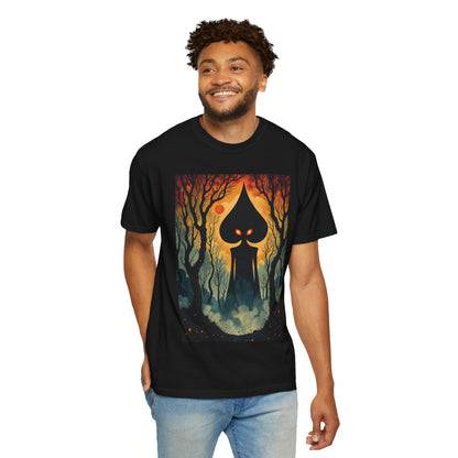 Garment-Dyed T-Shirt | Braxie The Flatwoods Monster-Nicodemus Studios