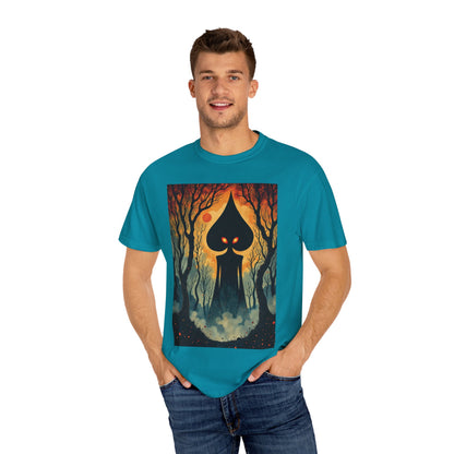 Garment-Dyed T-Shirt | Braxie The Flatwoods Monster-Nicodemus Studios