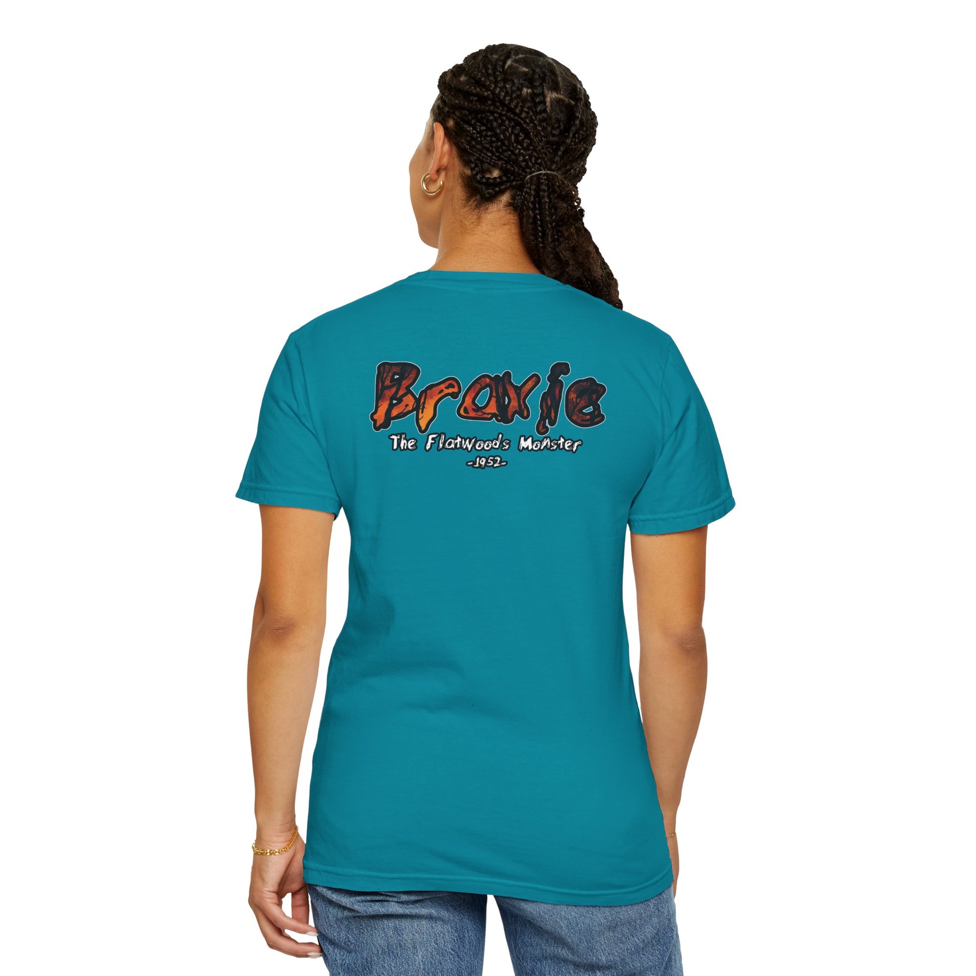 Garment-Dyed T-Shirt | Braxie The Flatwoods Monster-Nicodemus Studios