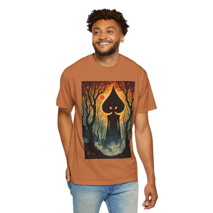Garment-Dyed T-Shirt | Braxie The Flatwoods Monster-Nicodemus Studios
