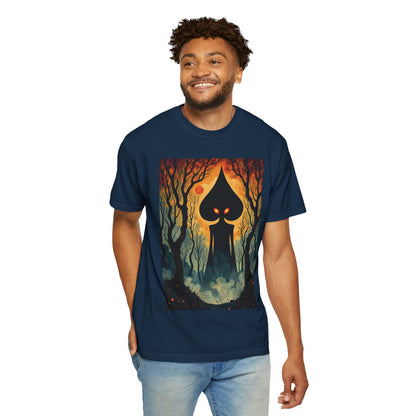Garment-Dyed T-Shirt | Braxie The Flatwoods Monster-Nicodemus Studios