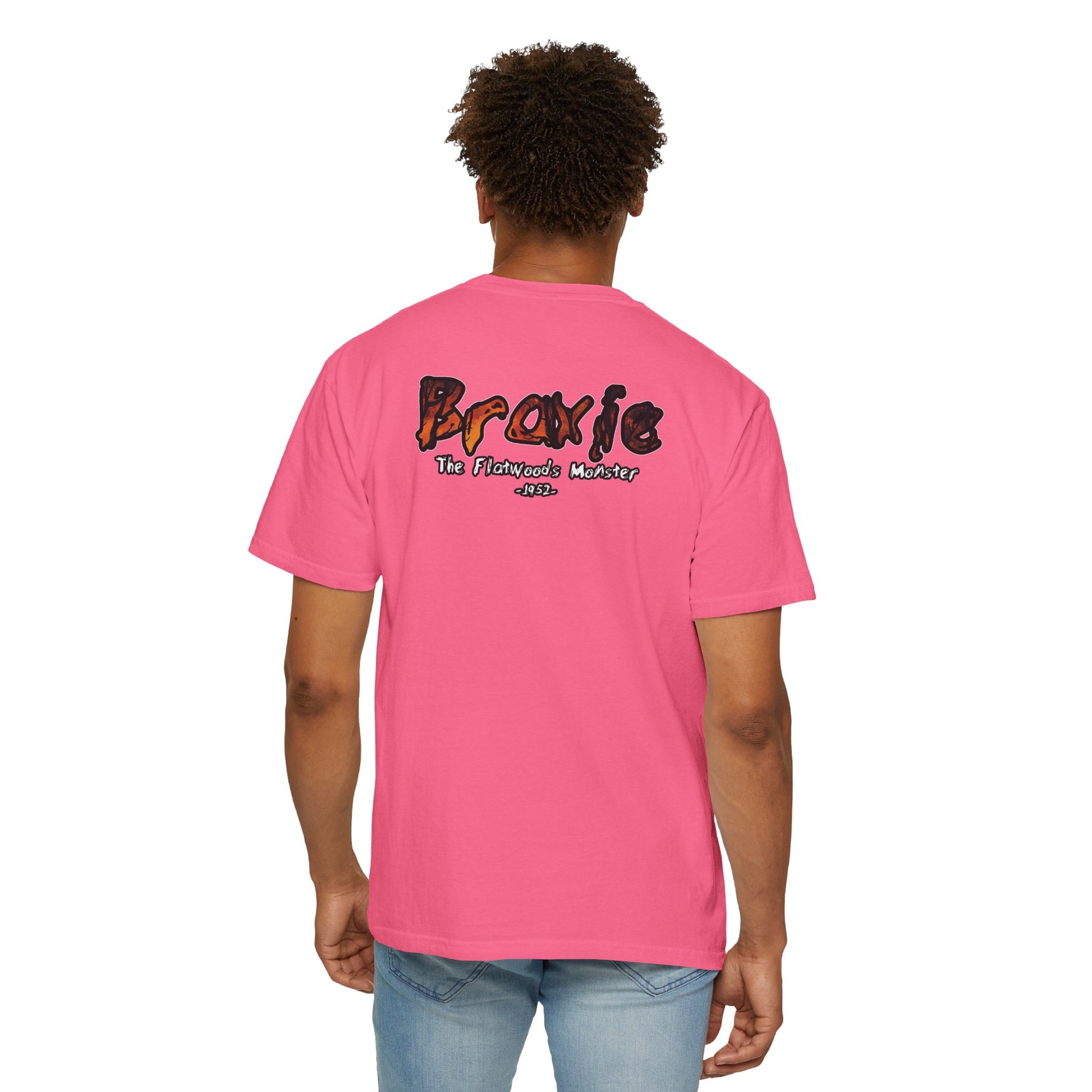 Garment-Dyed T-Shirt | Braxie The Flatwoods Monster-Nicodemus Studios