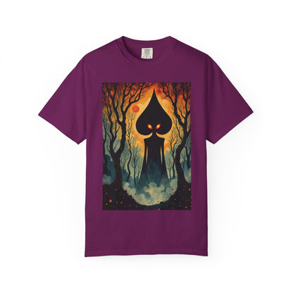 Garment-Dyed T-Shirt | Braxie The Flatwoods Monster-Boysenberry-S-Nicodemus Studios