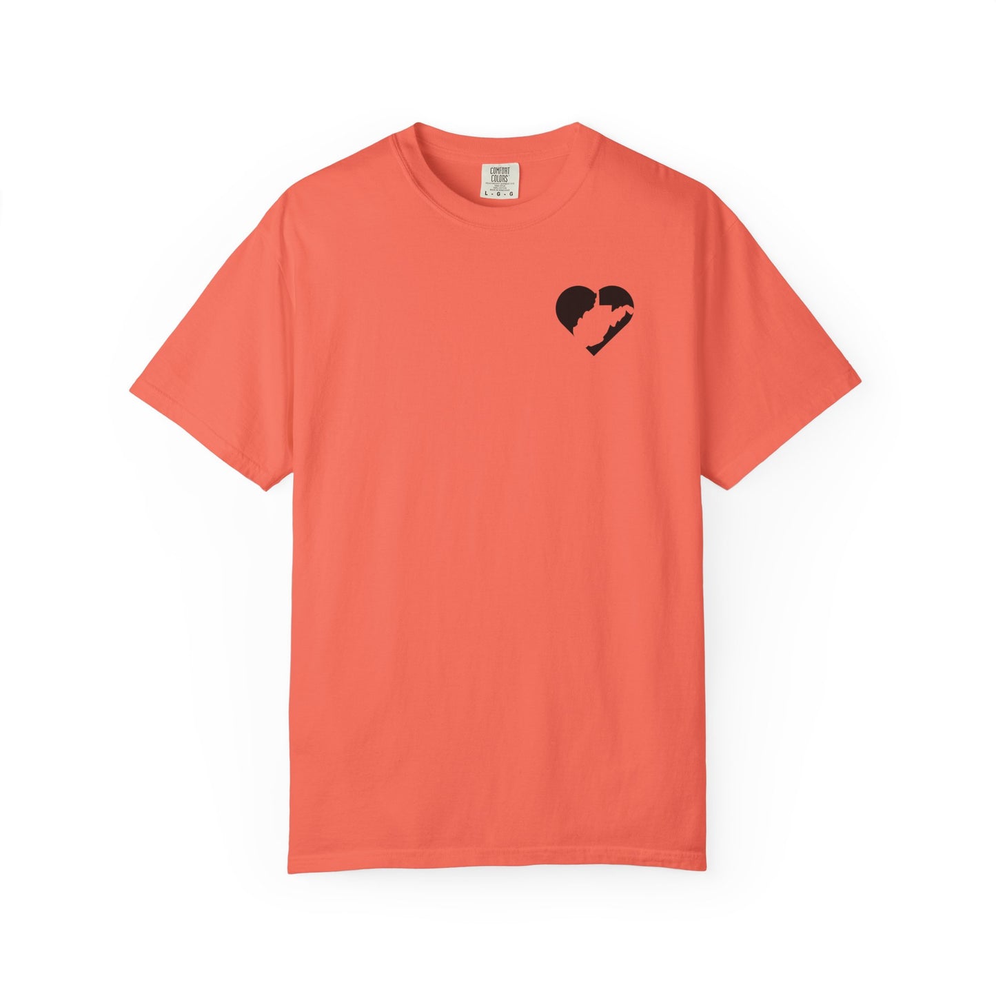 Garment-Dyed T-Shirt | Cherish WV-Bright Salmon-S-Nicodemus Studios