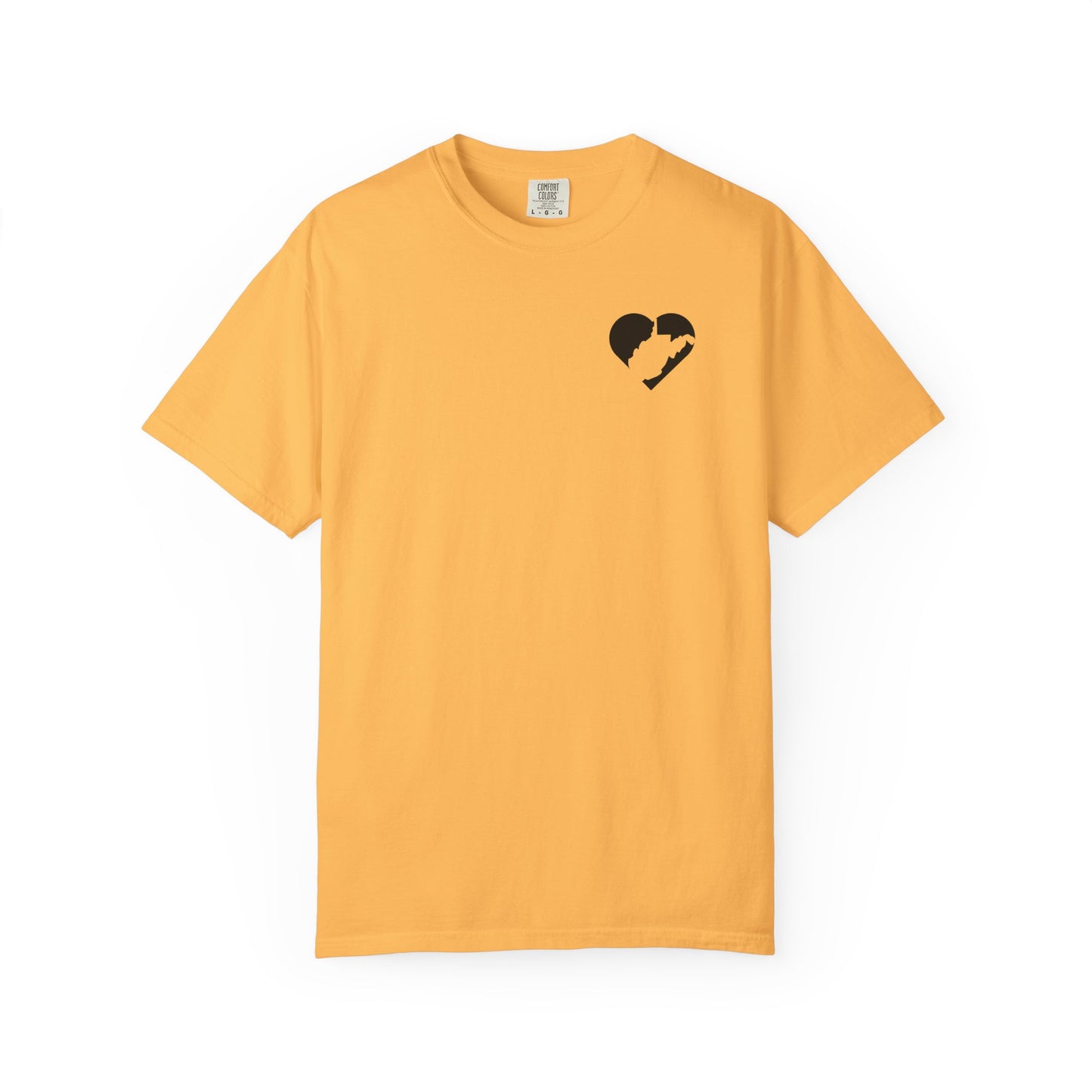 Garment-Dyed T-Shirt | Cherish WV-Citrus-S-Nicodemus Studios