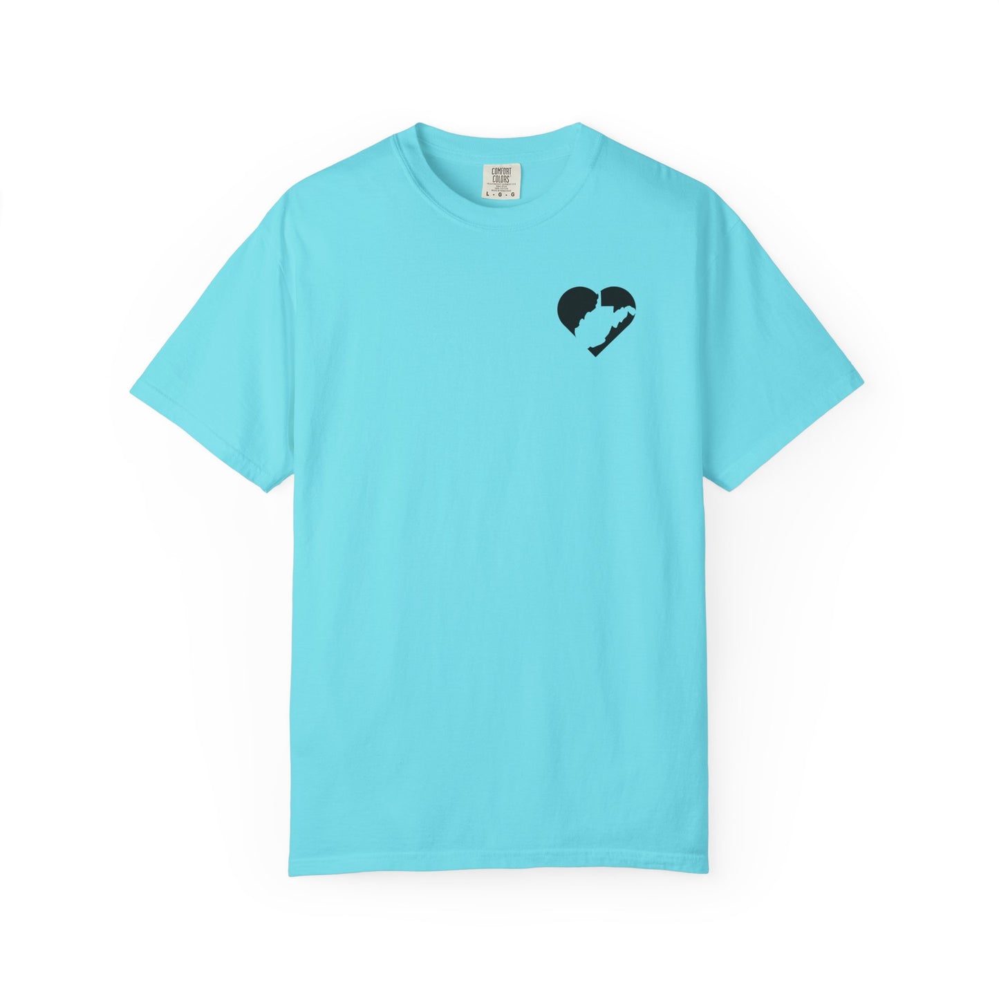 Garment-Dyed T-Shirt | Cherish WV-Lagoon Blue-S-Nicodemus Studios