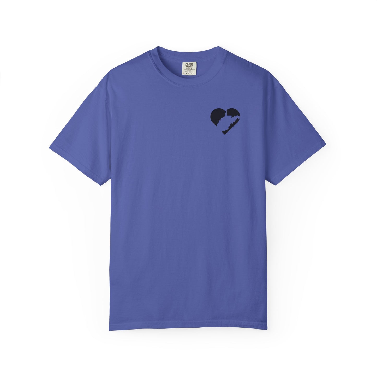 Garment-Dyed T-Shirt | Cherish WV-Periwinkle-S-Nicodemus Studios