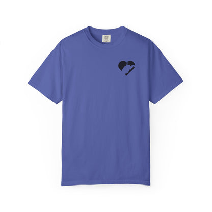 Garment-Dyed T-Shirt | Cherish WV-Periwinkle-S-Nicodemus Studios