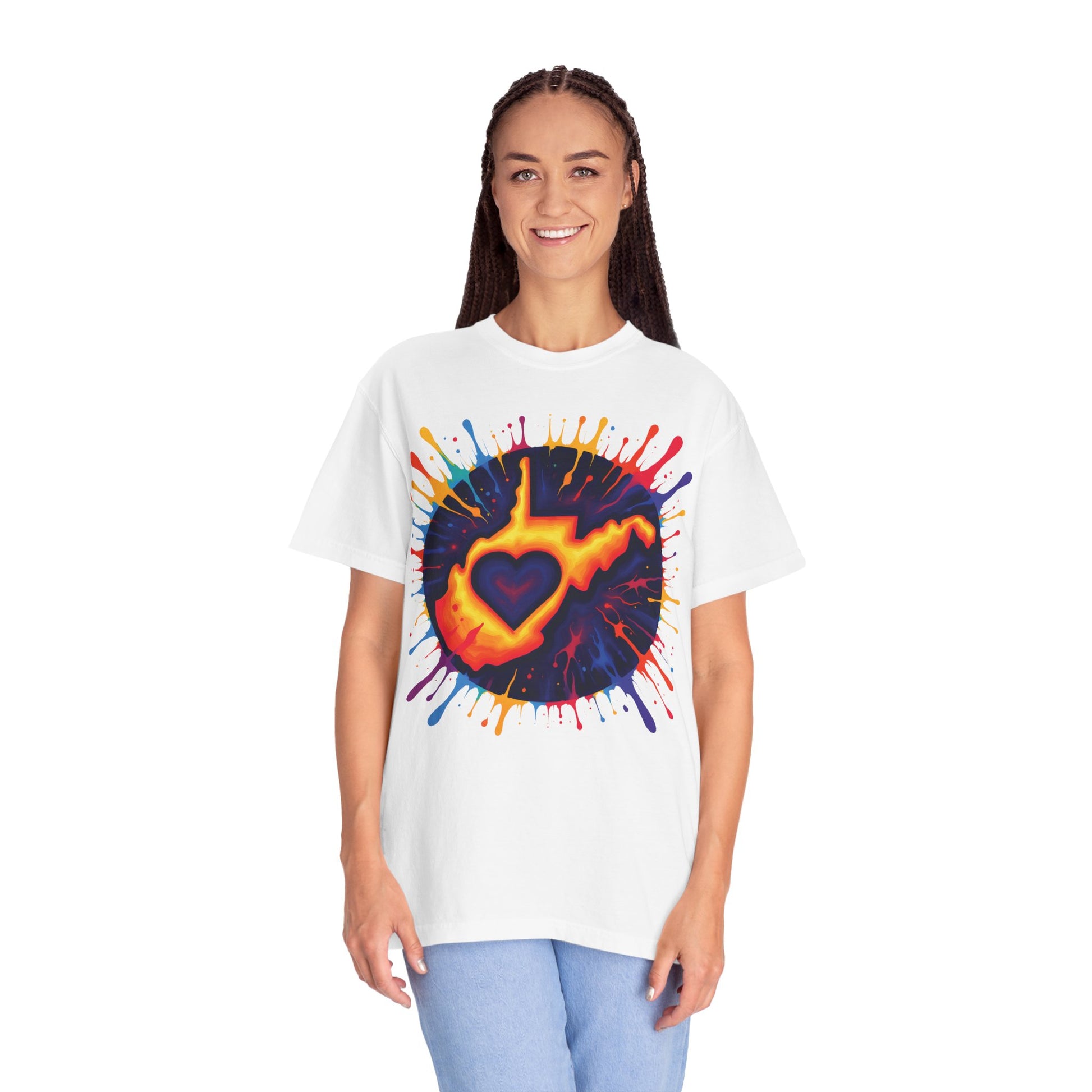 Garment-Dyed T-Shirt | "For The Love of WV Art"-Nicodemus Studios