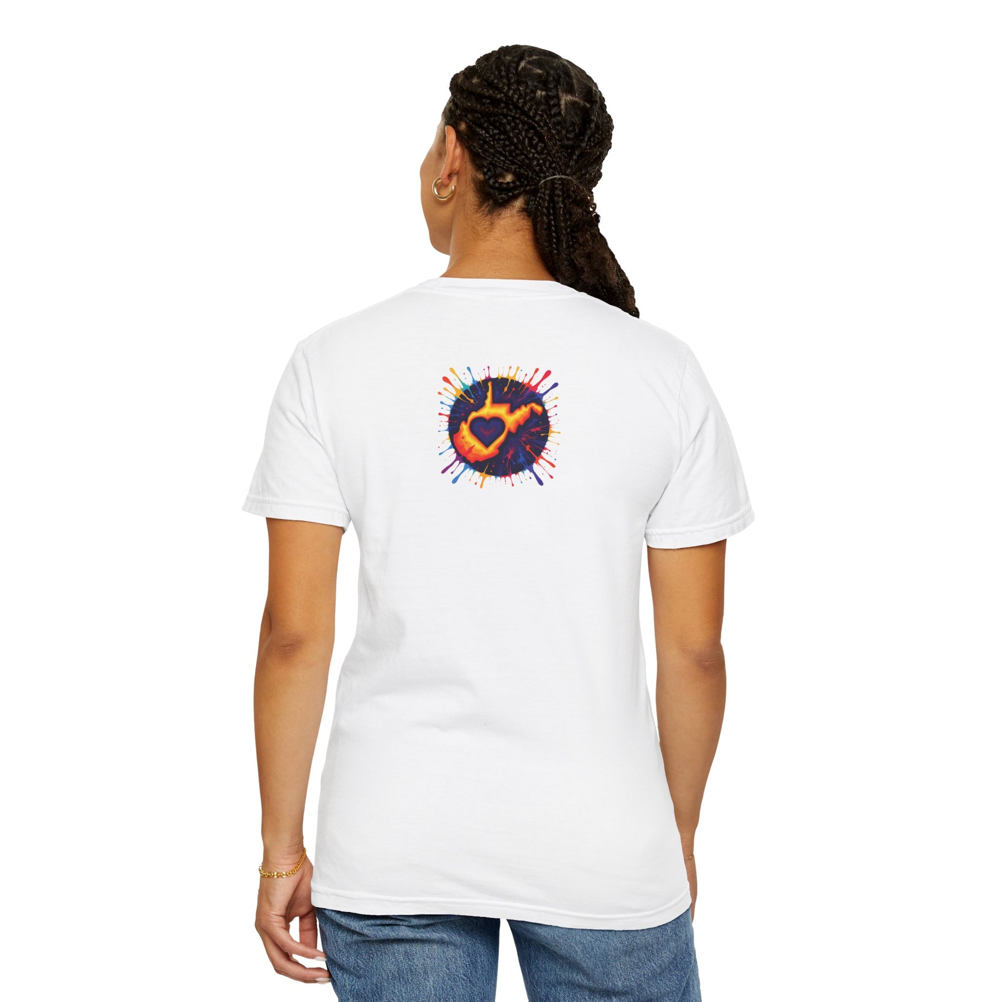 Garment-Dyed T-Shirt | "For The Love of WV Art"-Nicodemus Studios
