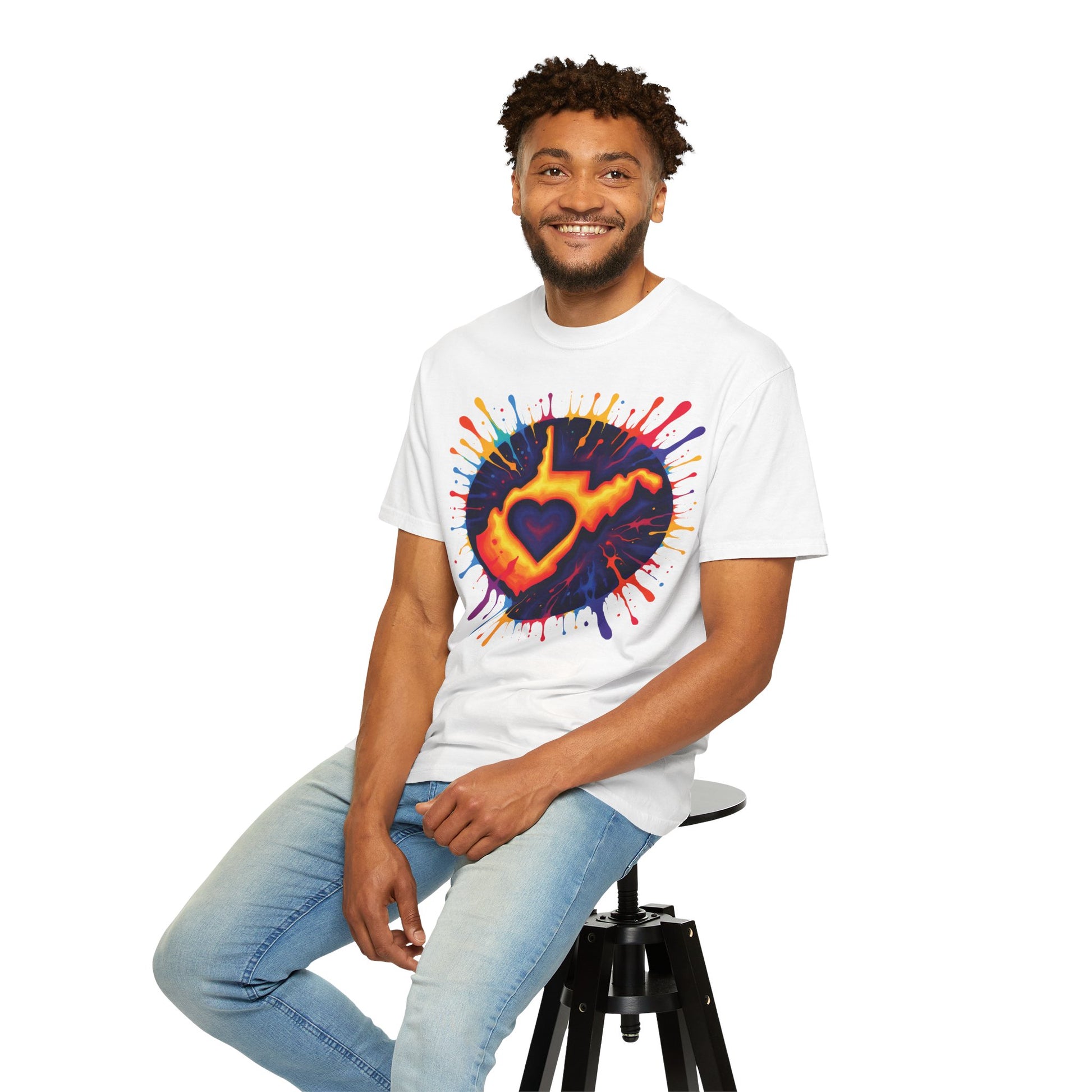 Garment-Dyed T-Shirt | "For The Love of WV Art"-Nicodemus Studios