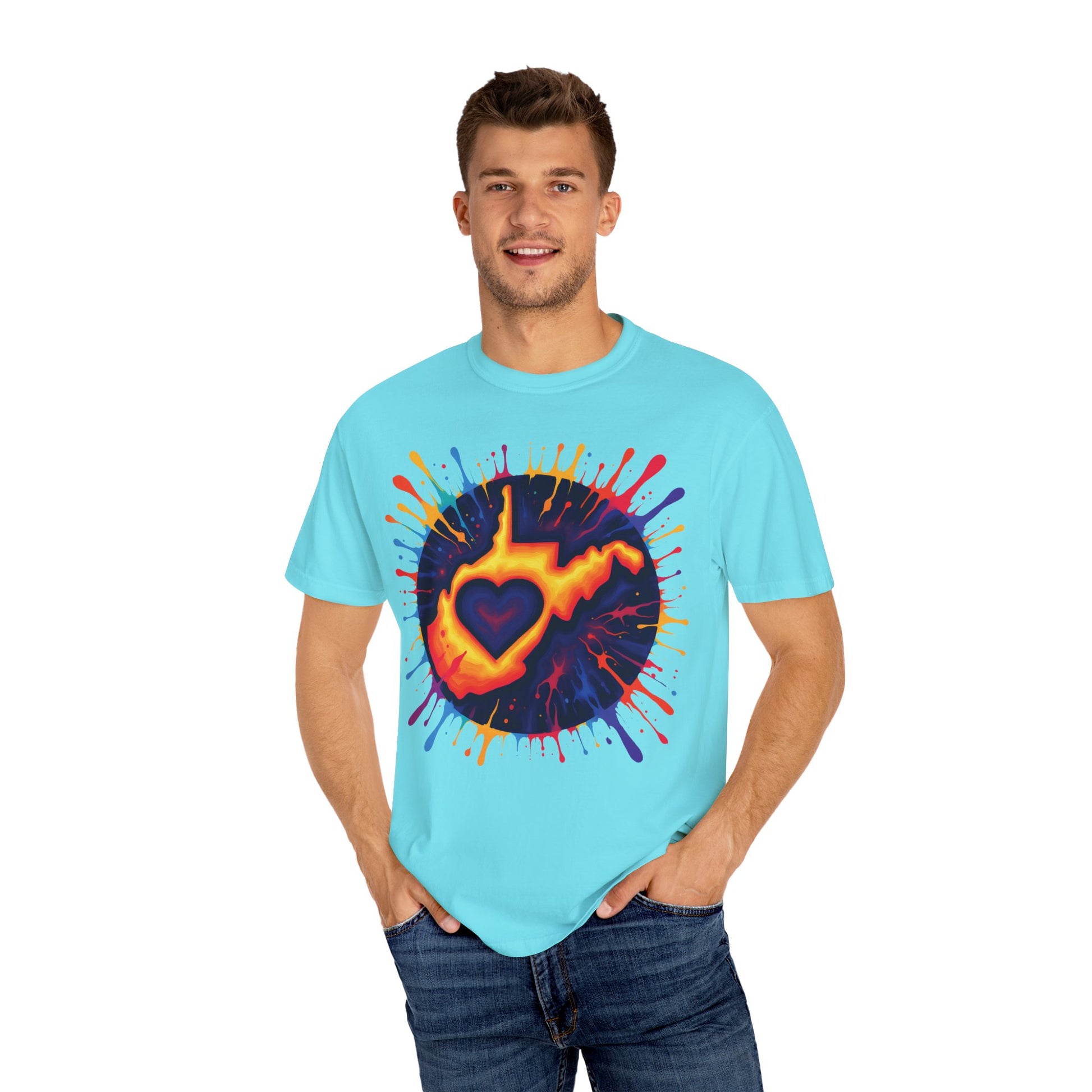 Garment-Dyed T-Shirt | "For The Love of WV Art"-Nicodemus Studios