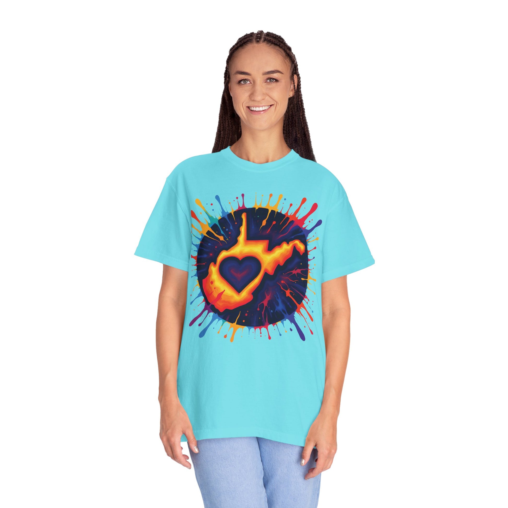 Garment-Dyed T-Shirt | "For The Love of WV Art"-Nicodemus Studios