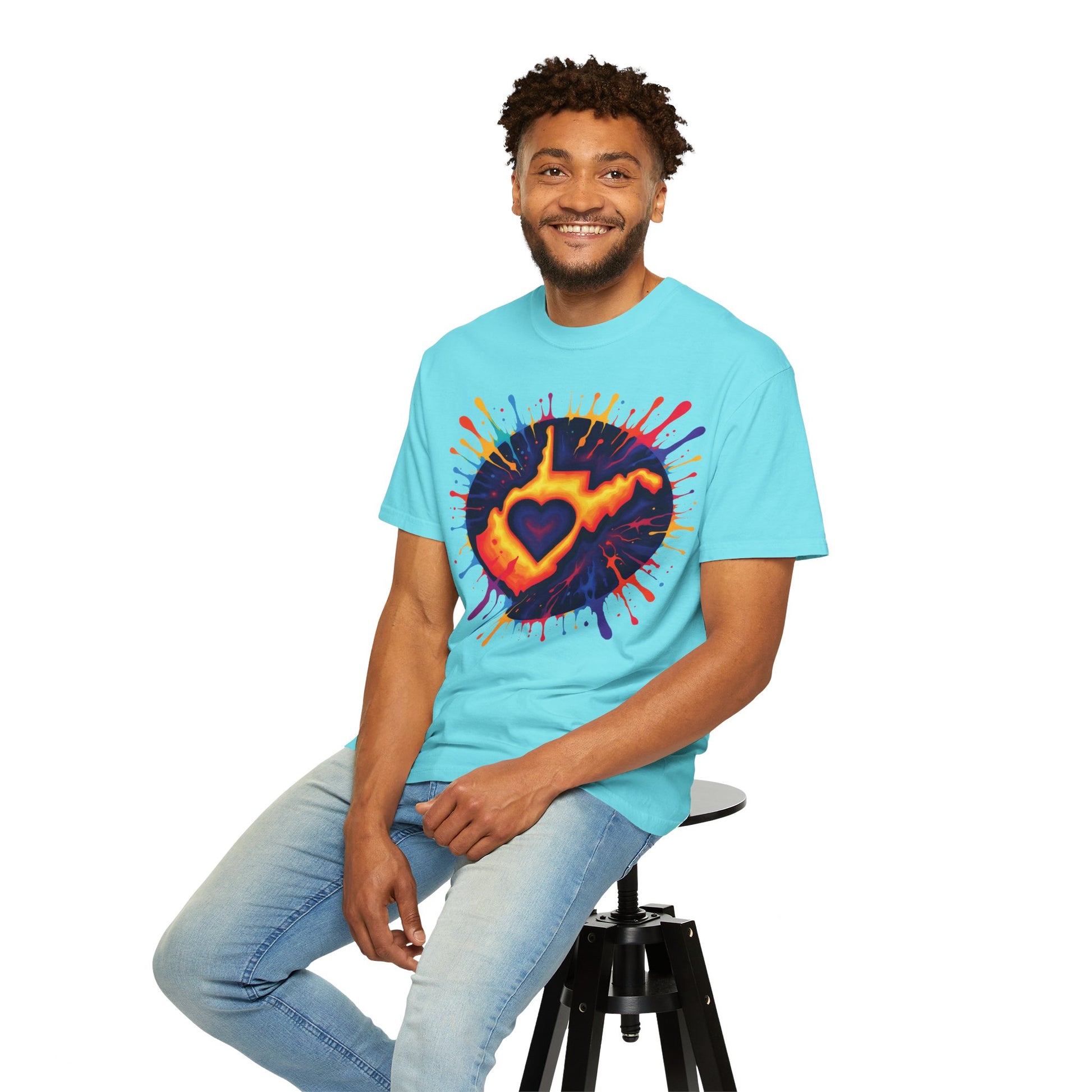 Garment-Dyed T-Shirt | "For The Love of WV Art"-Nicodemus Studios