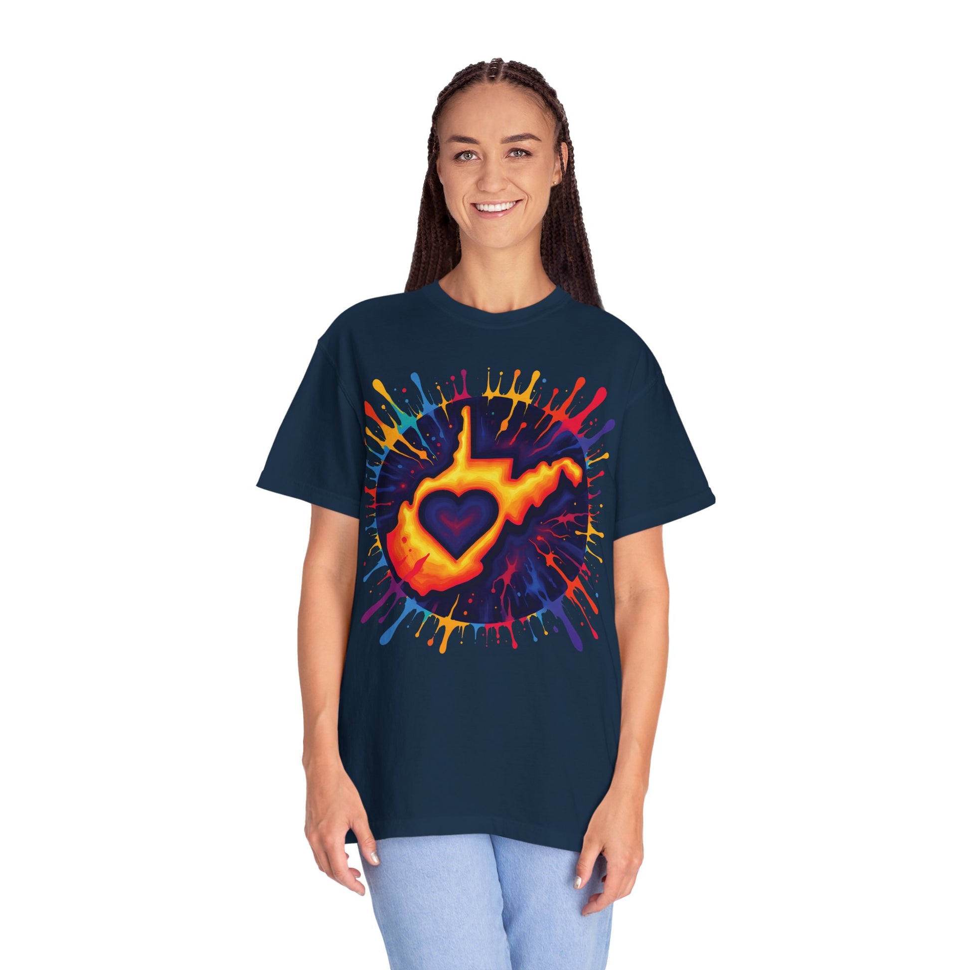 Garment-Dyed T-Shirt | "For The Love of WV Art"-Nicodemus Studios