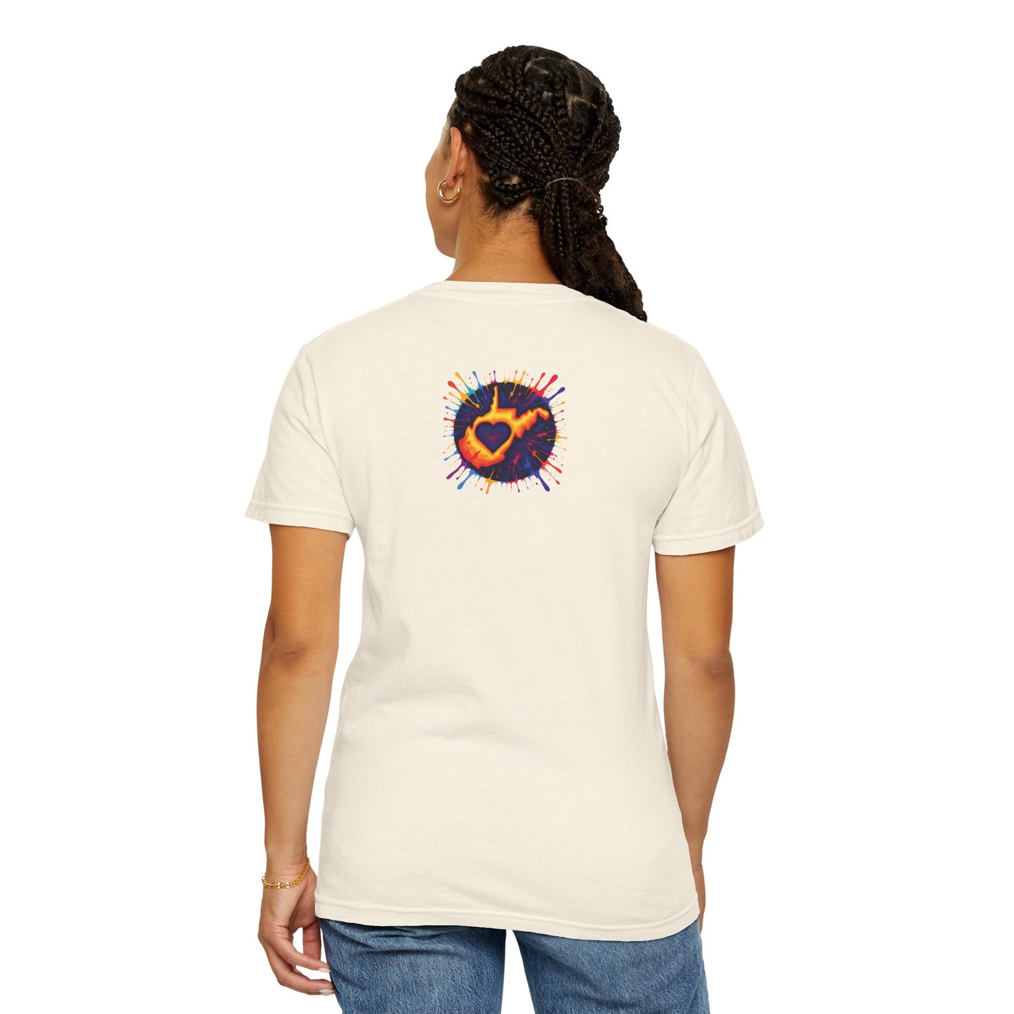 Garment-Dyed T-Shirt | "For The Love of WV Art"-Nicodemus Studios