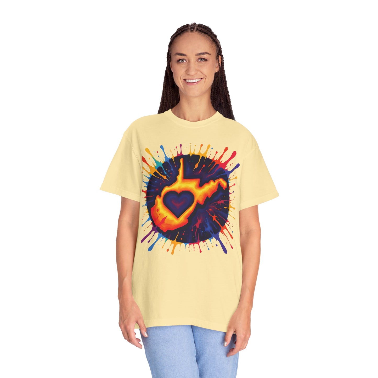 Garment-Dyed T-Shirt | "For The Love of WV Art"-Nicodemus Studios