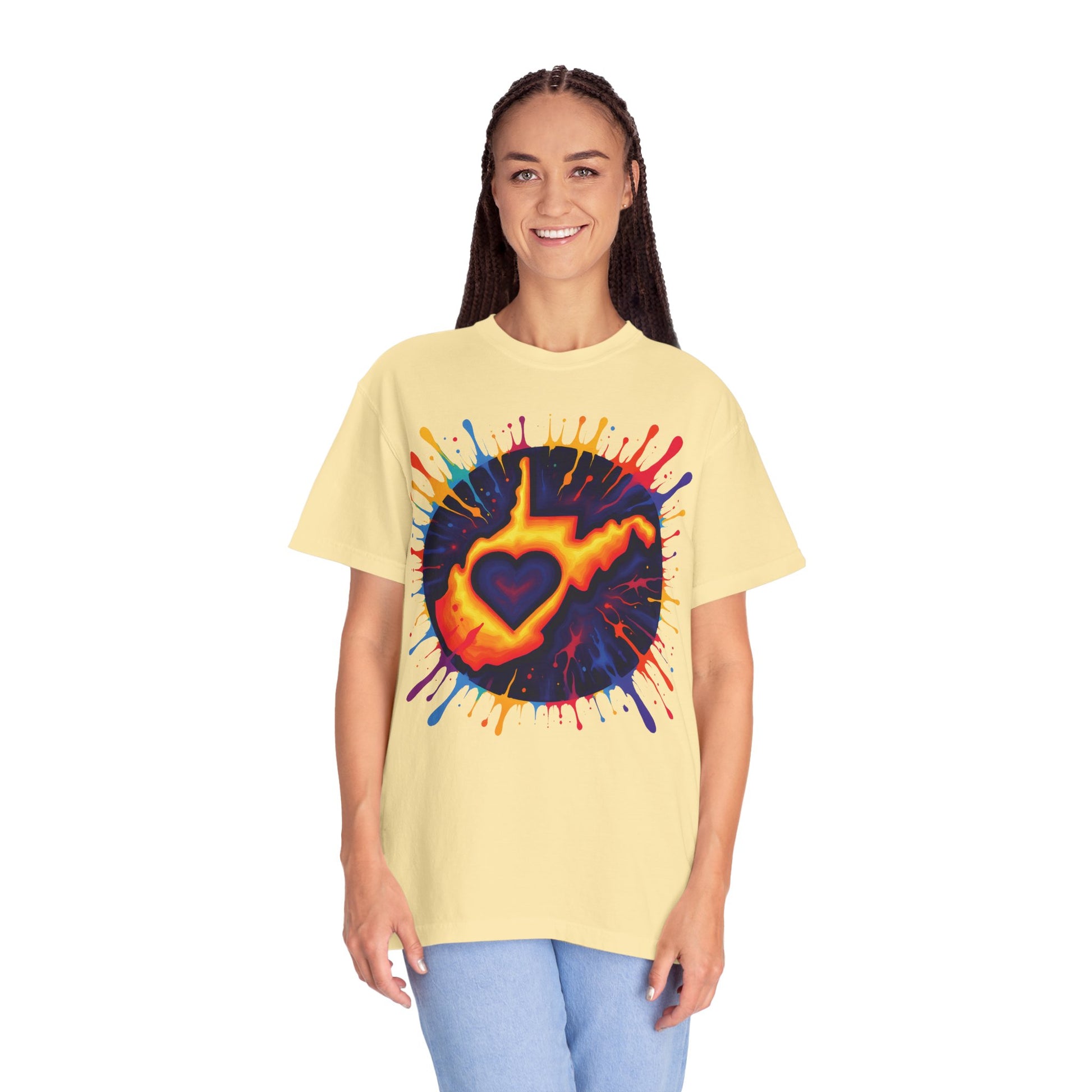 Garment-Dyed T-Shirt | "For The Love of WV Art"-Nicodemus Studios