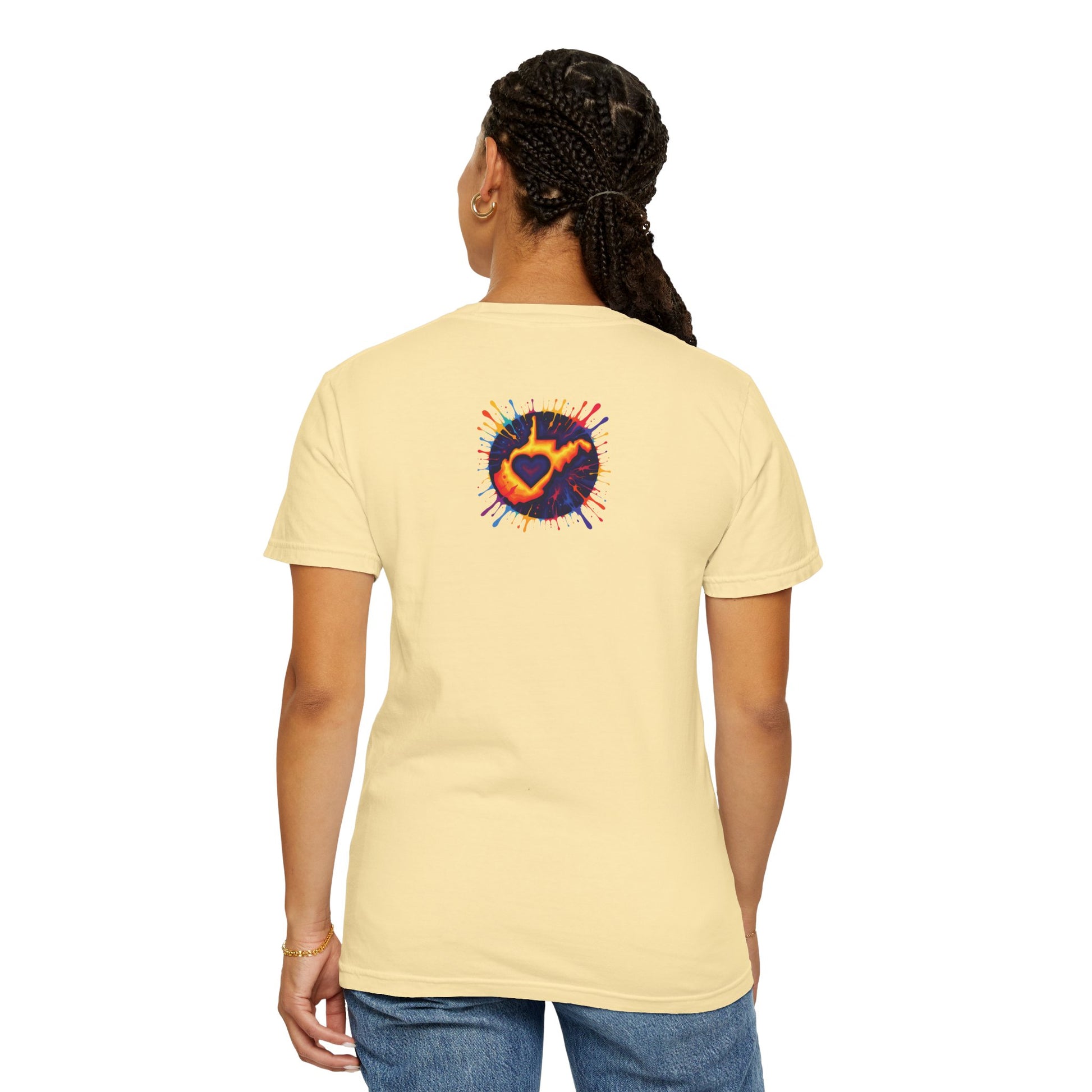 Garment-Dyed T-Shirt | "For The Love of WV Art"-Nicodemus Studios