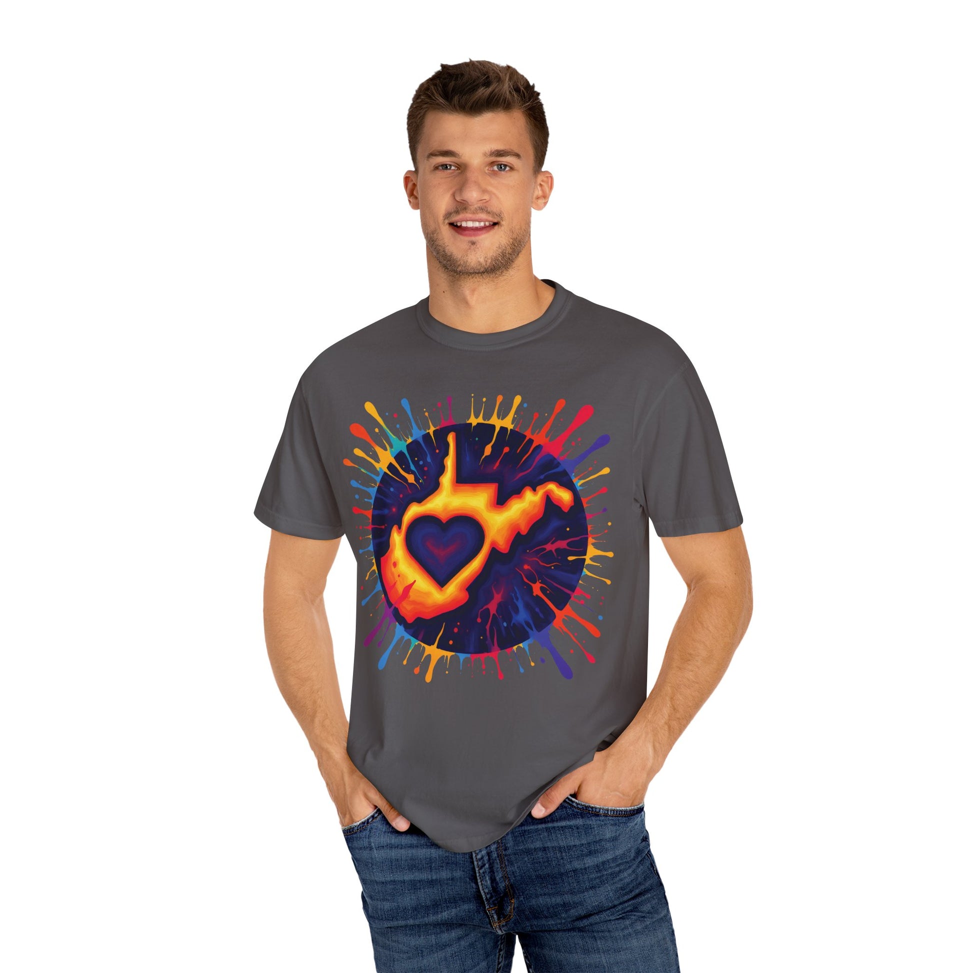 Garment-Dyed T-Shirt | "For The Love of WV Art"-Nicodemus Studios