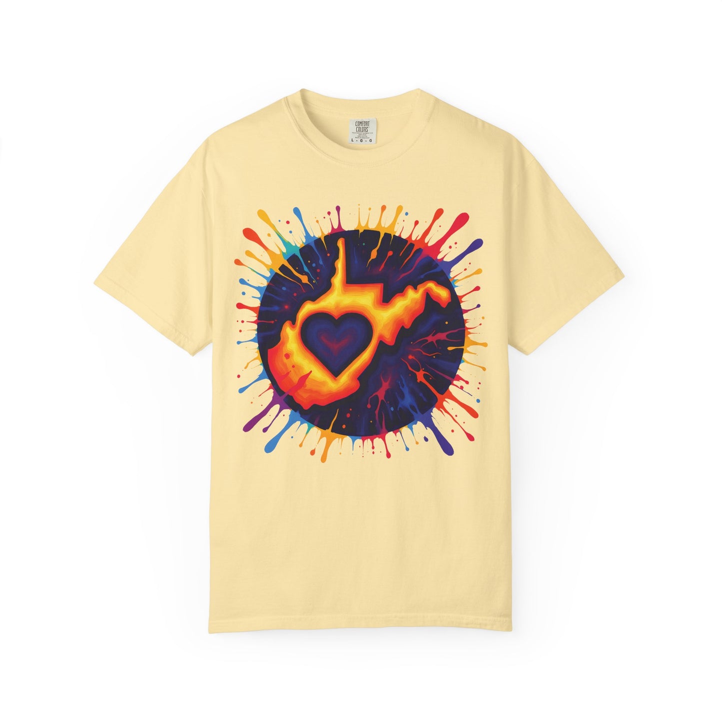 Garment-Dyed T-Shirt | "For The Love of WV Art"-Banana-S-Nicodemus Studios