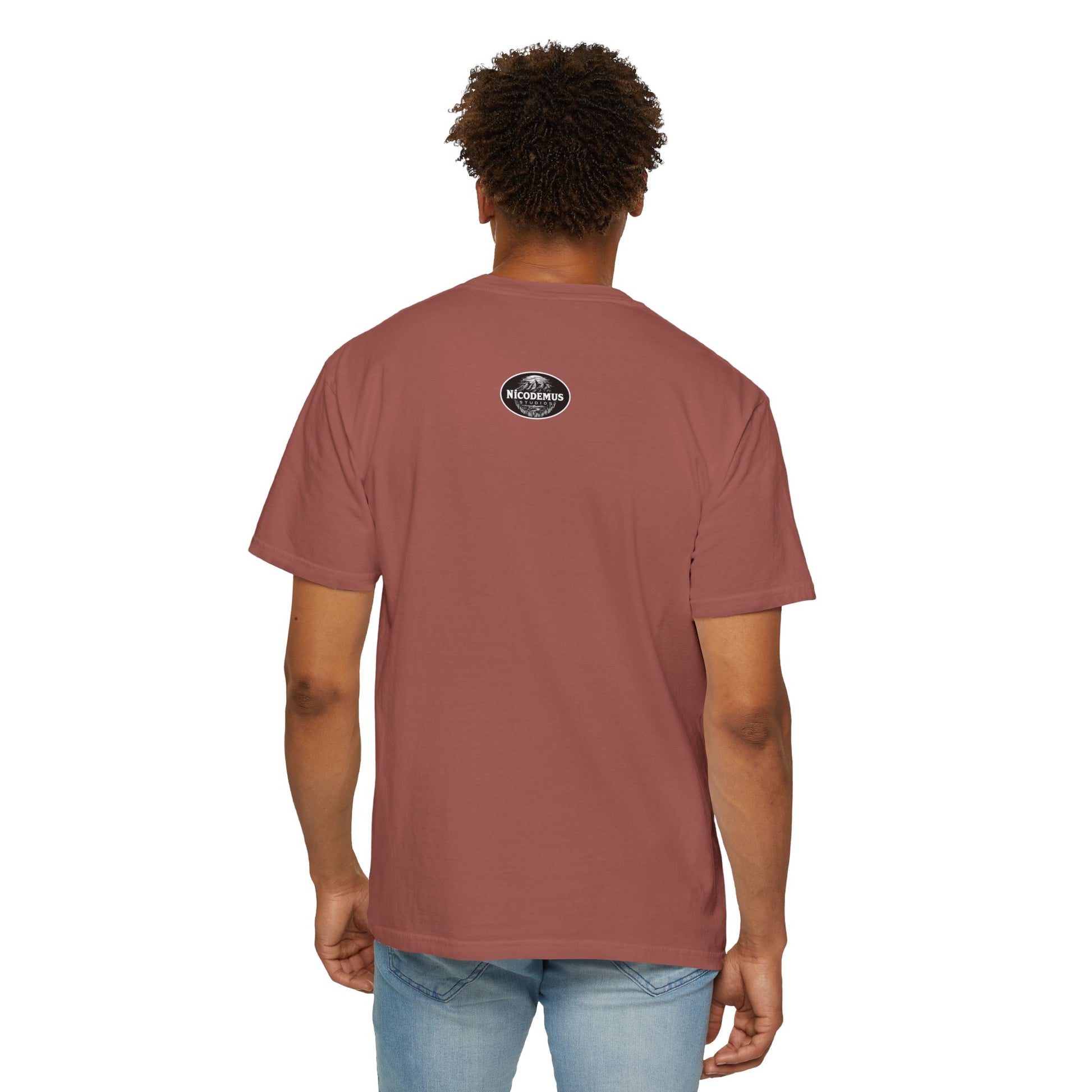 Garment-Dyed T-Shirt | "Lotus Deer" by Nicodemus Studios-Nicodemus Studios