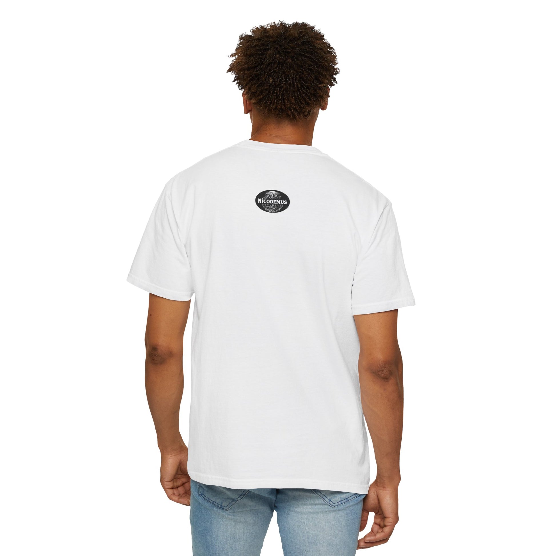 Garment-Dyed T-Shirt | "Lotus Deer" by Nicodemus Studios-Nicodemus Studios