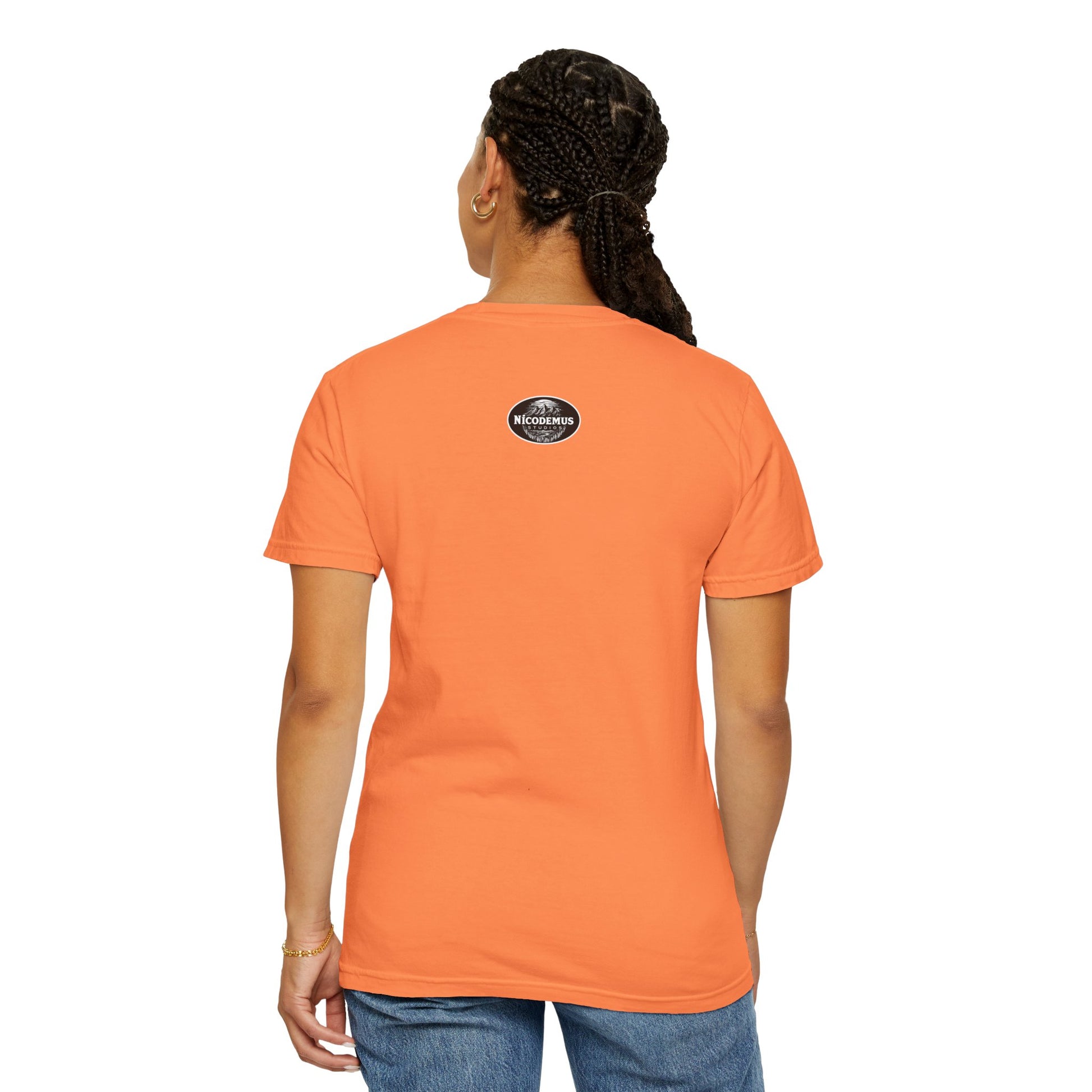 Garment-Dyed T-Shirt | "Lotus Deer" by Nicodemus Studios-Nicodemus Studios