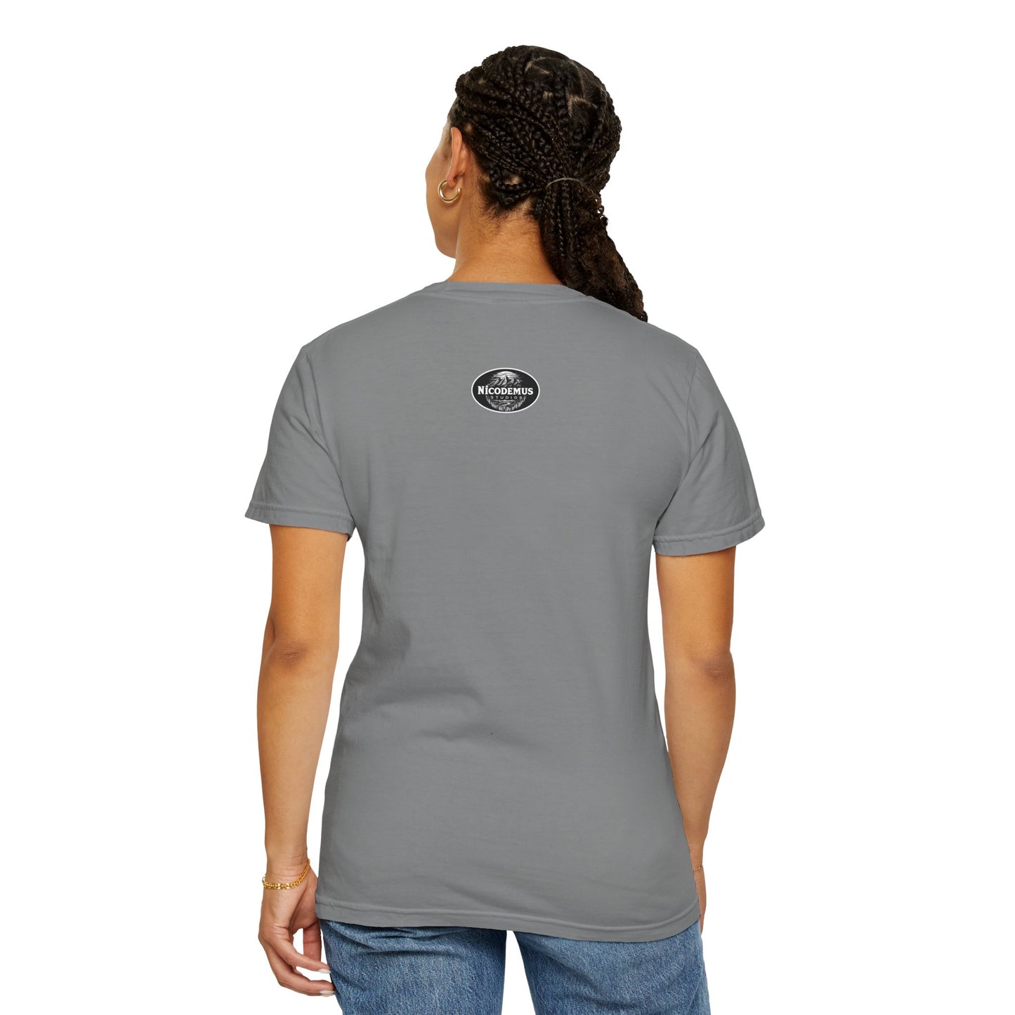 Garment-Dyed T-Shirt | "Lotus Deer" by Nicodemus Studios-Nicodemus Studios