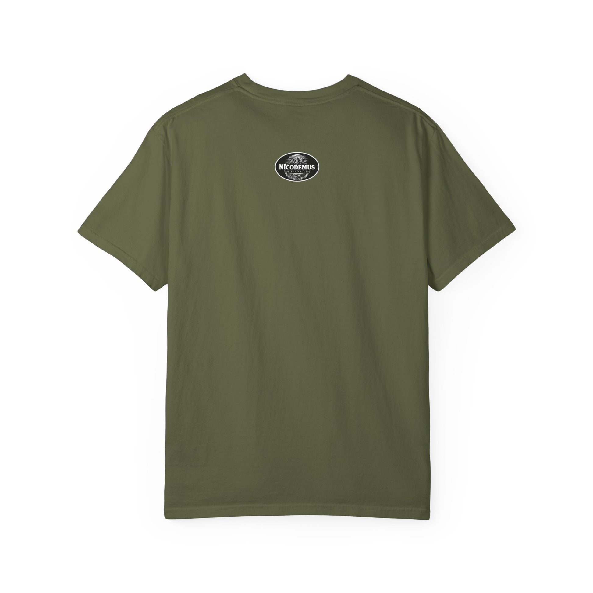 Garment-Dyed T-Shirt | "Lotus Deer" by Nicodemus Studios-Nicodemus Studios