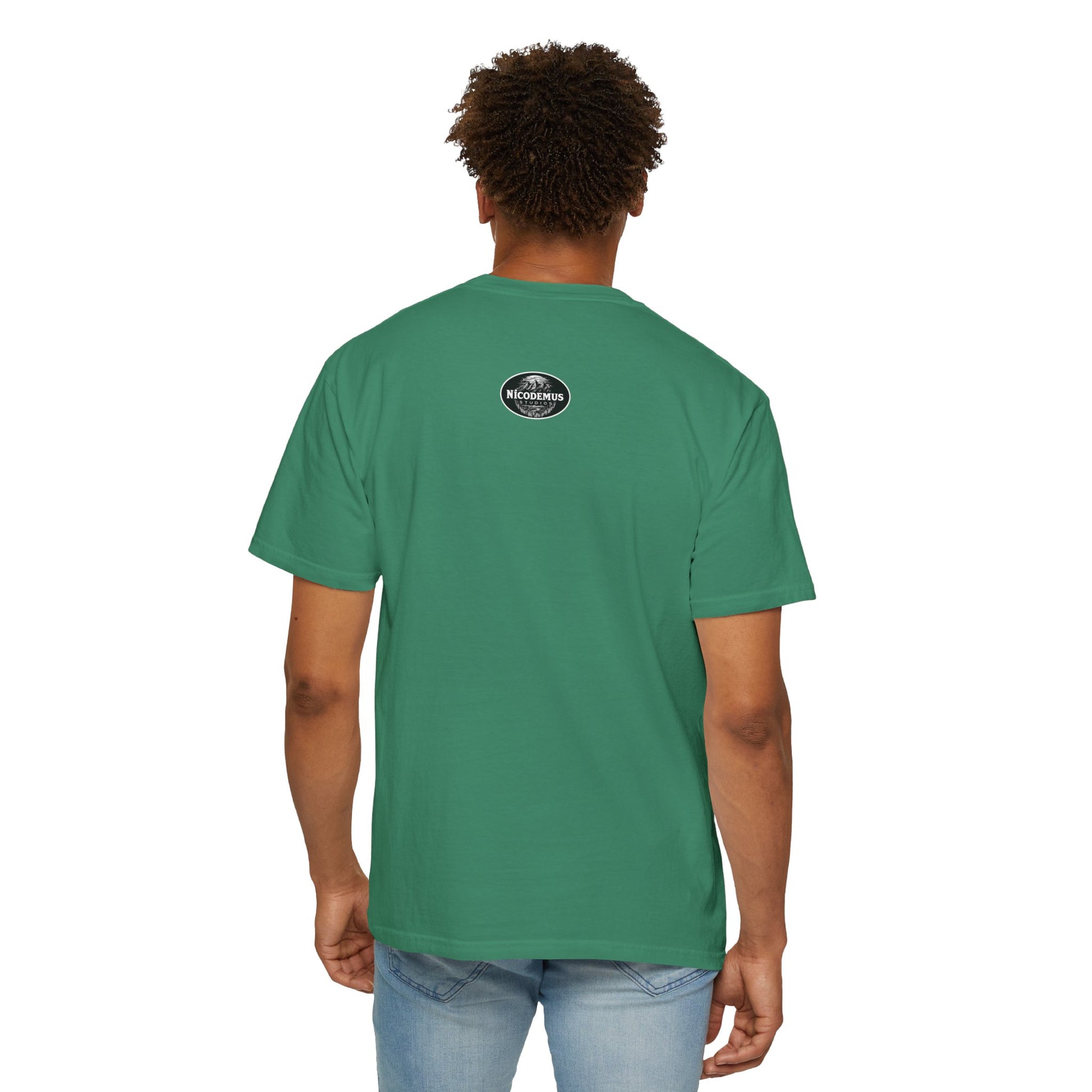 Garment-Dyed T-Shirt | "Lotus Deer" by Nicodemus Studios-Nicodemus Studios