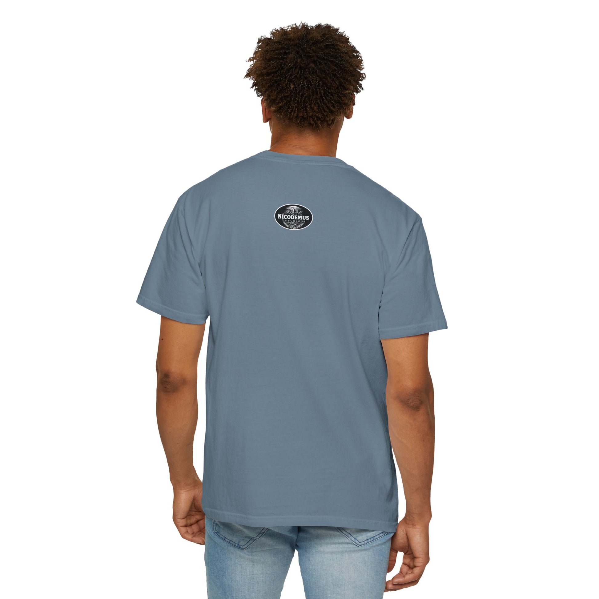 Garment-Dyed T-Shirt | "Lotus Deer" by Nicodemus Studios-Nicodemus Studios