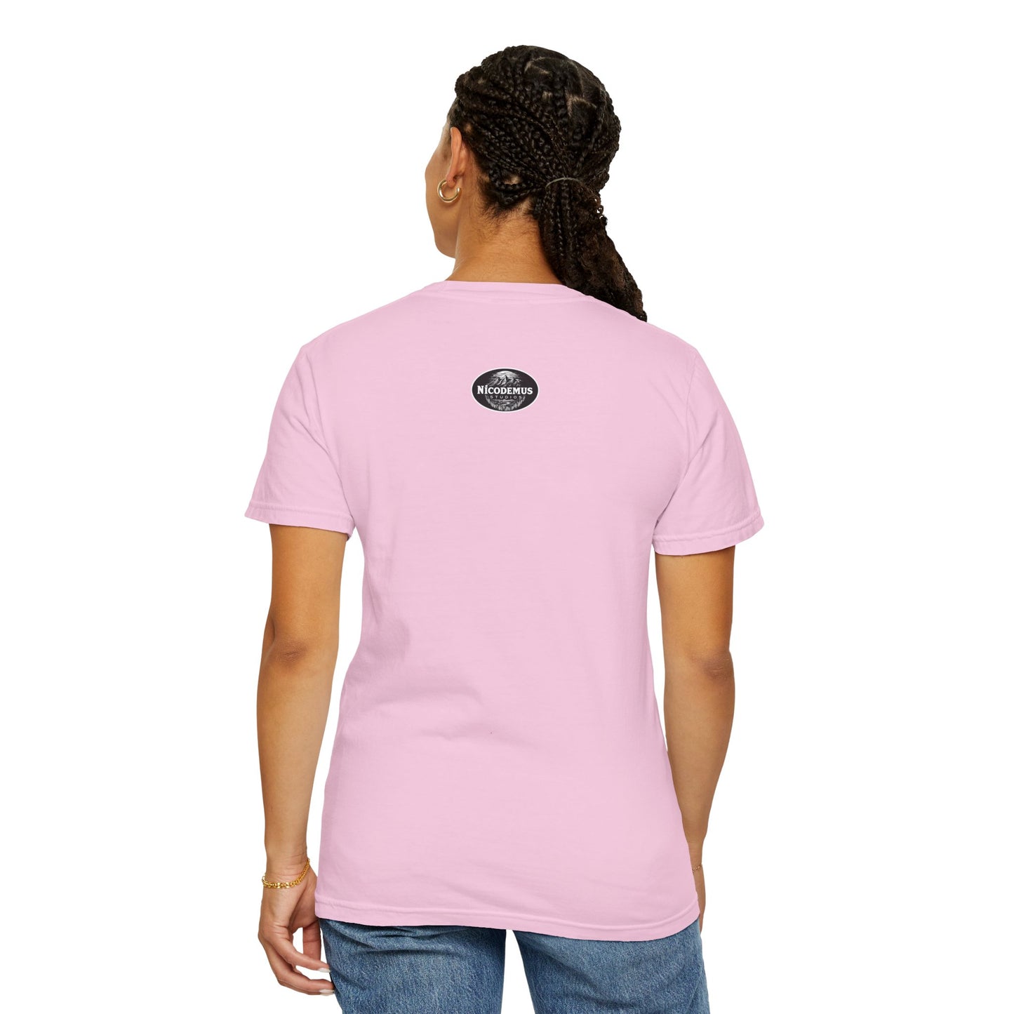 Garment-Dyed T-Shirt | "Lotus Deer" by Nicodemus Studios-Nicodemus Studios