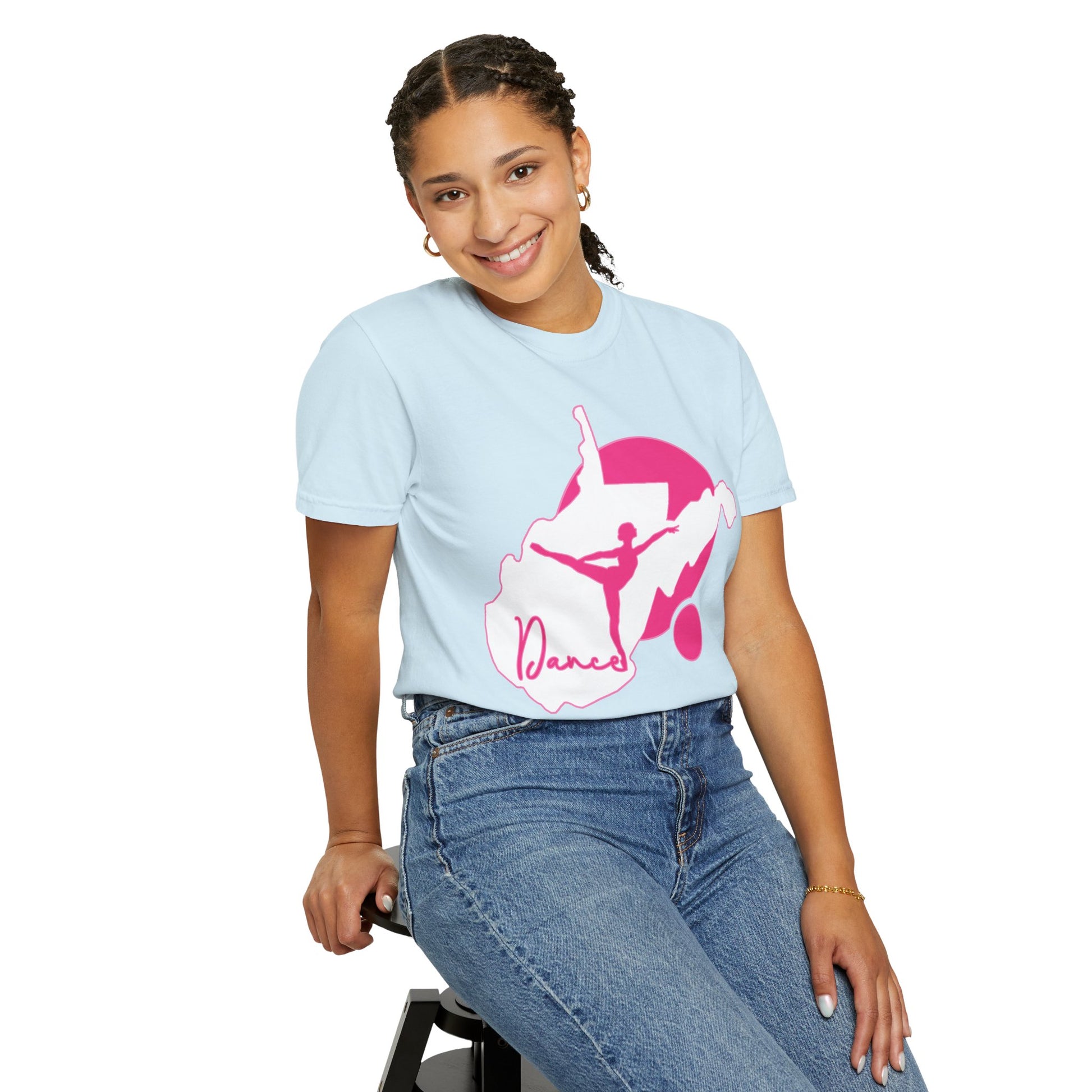 Garment-Dyed T-Shirt | Script Dance WV 01-Nicodemus Studios
