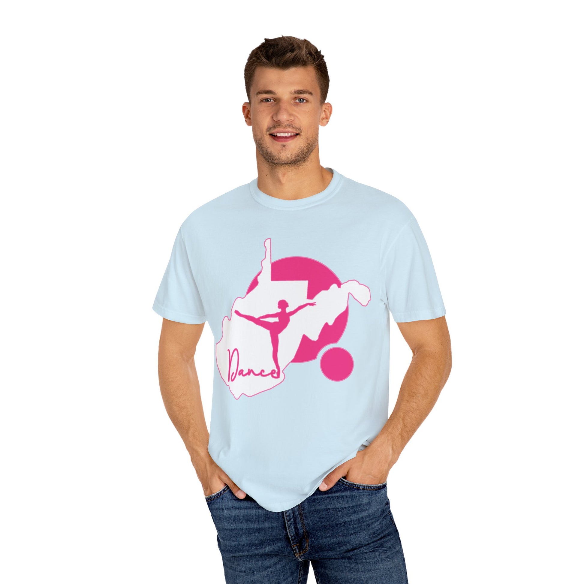 Garment-Dyed T-Shirt | Script Dance WV 01-Nicodemus Studios
