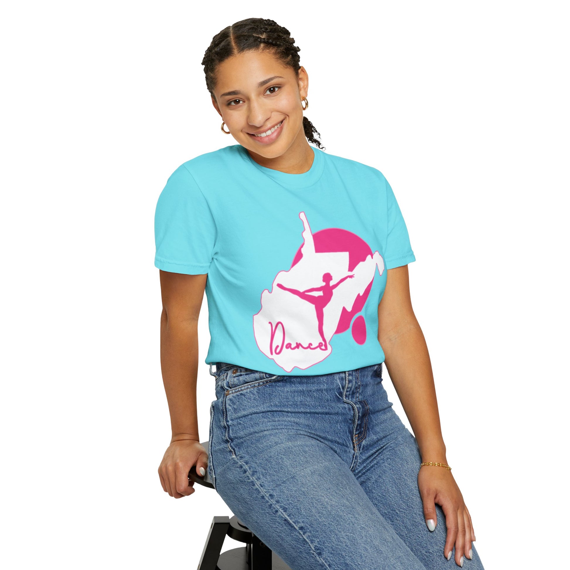 Garment-Dyed T-Shirt | Script Dance WV 01-Nicodemus Studios