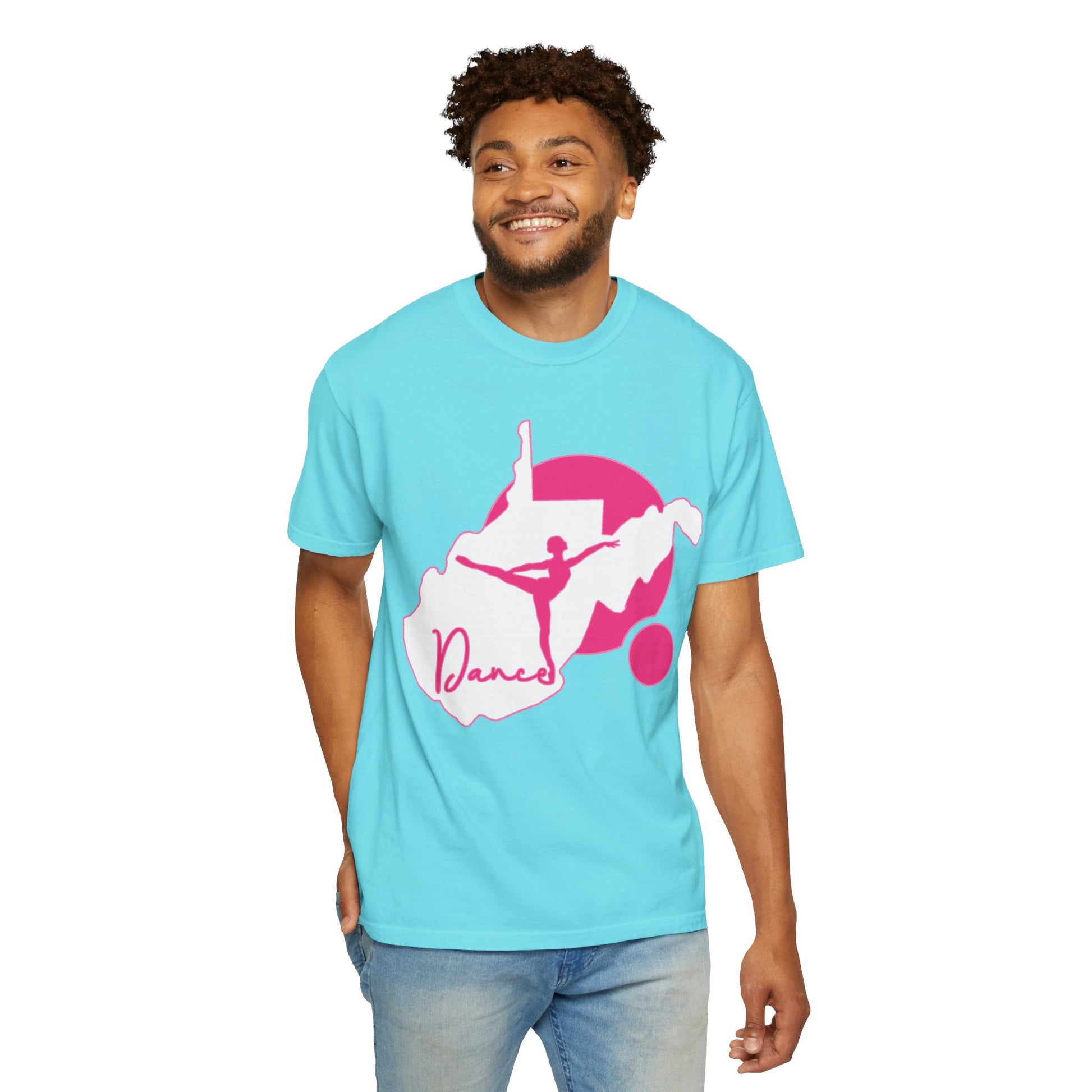 Garment-Dyed T-Shirt | Script Dance WV 01-Nicodemus Studios